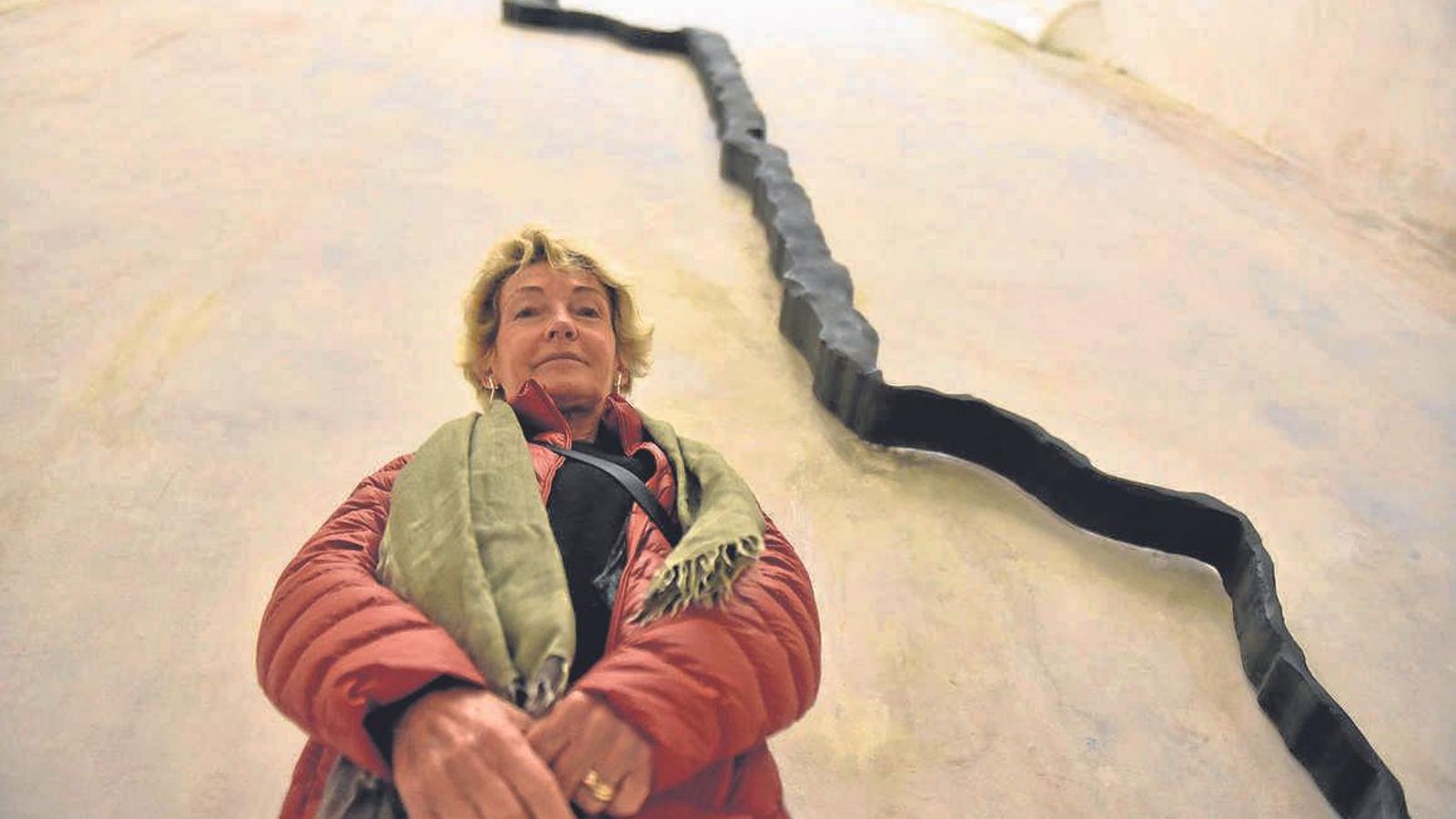 Soledad Sevilla, en su expo del CAAC.