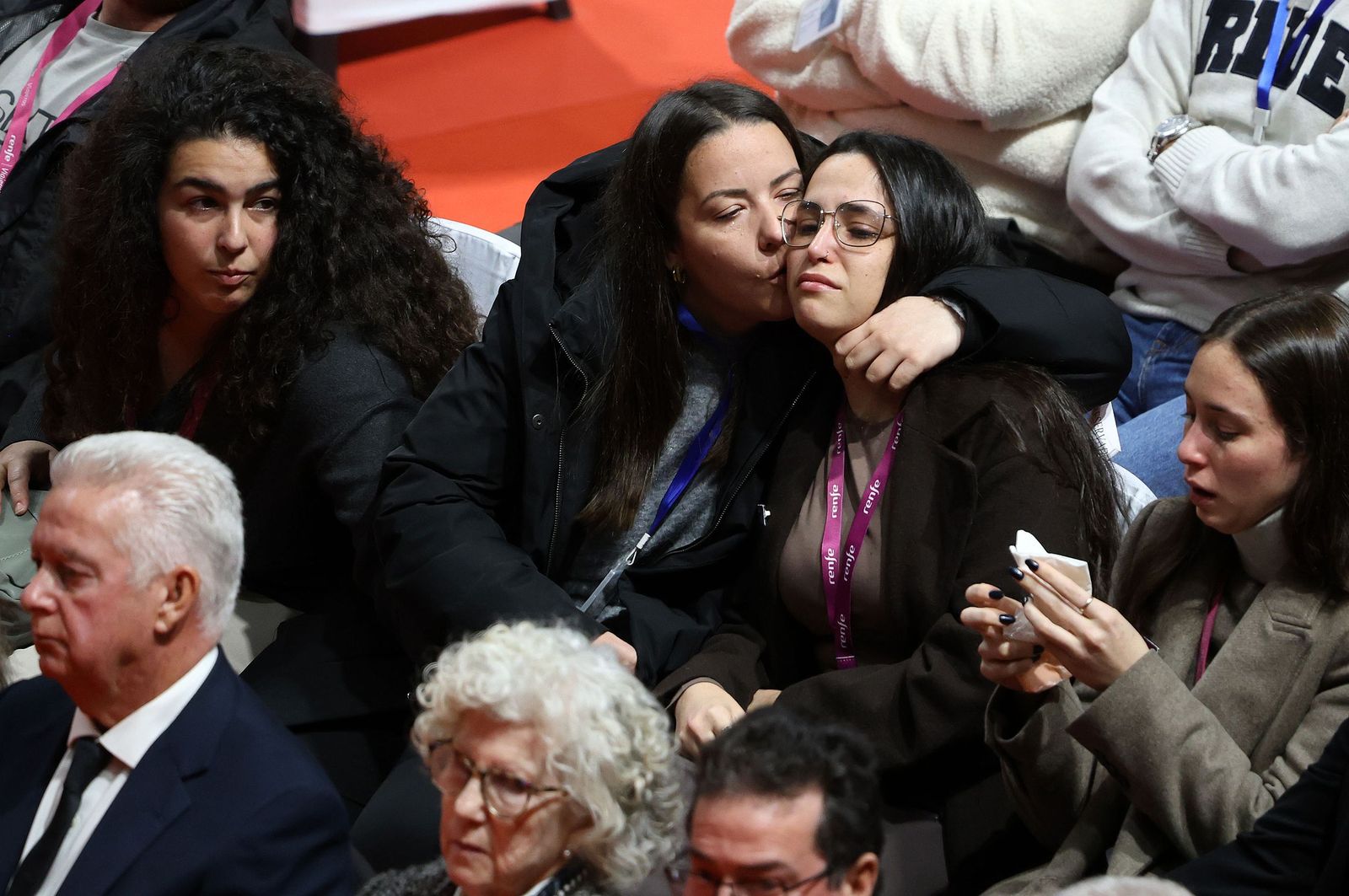Fotografías de la misa funeral por las víctimas del accidente de tren en Adamuz