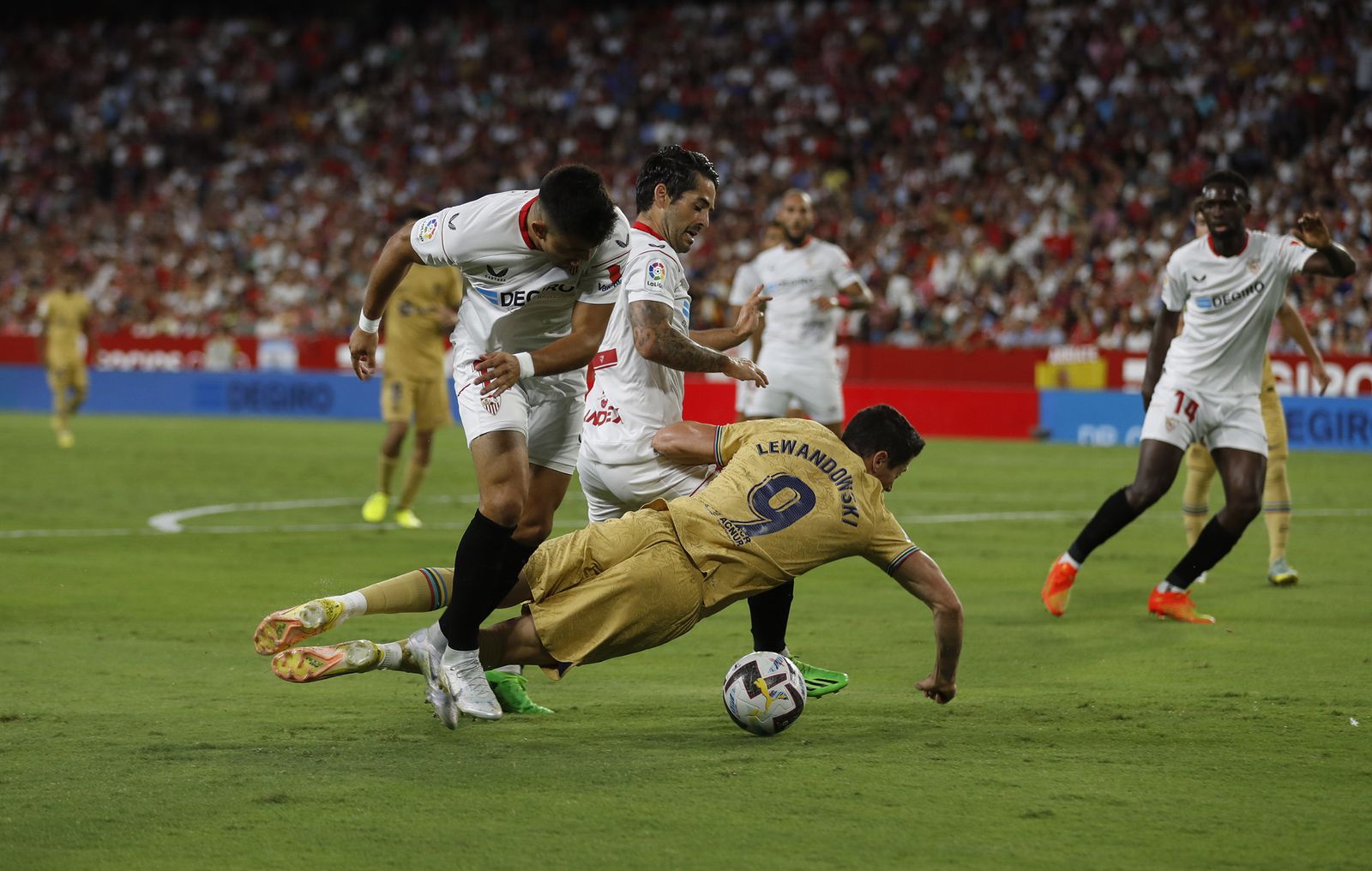 Las imágenes del Sevilla-Barcelona