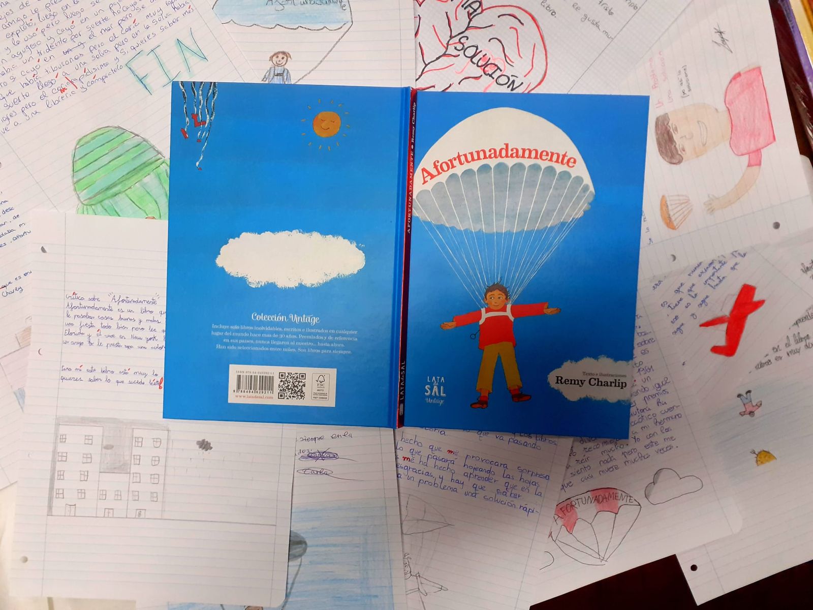 Un ejemplar de 'Afortunadamente'.