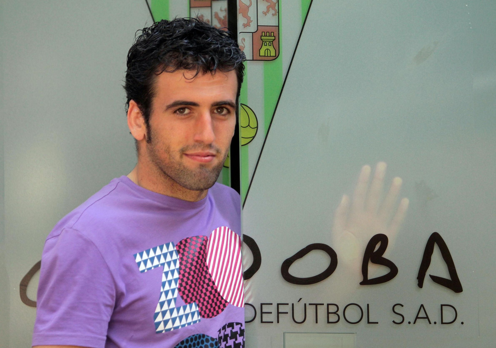 Juan Rafael Fuentes, en su etapa en el Córdoba CF. Juan Rafael Fuentes, en su etapa en el Córdoba CF.