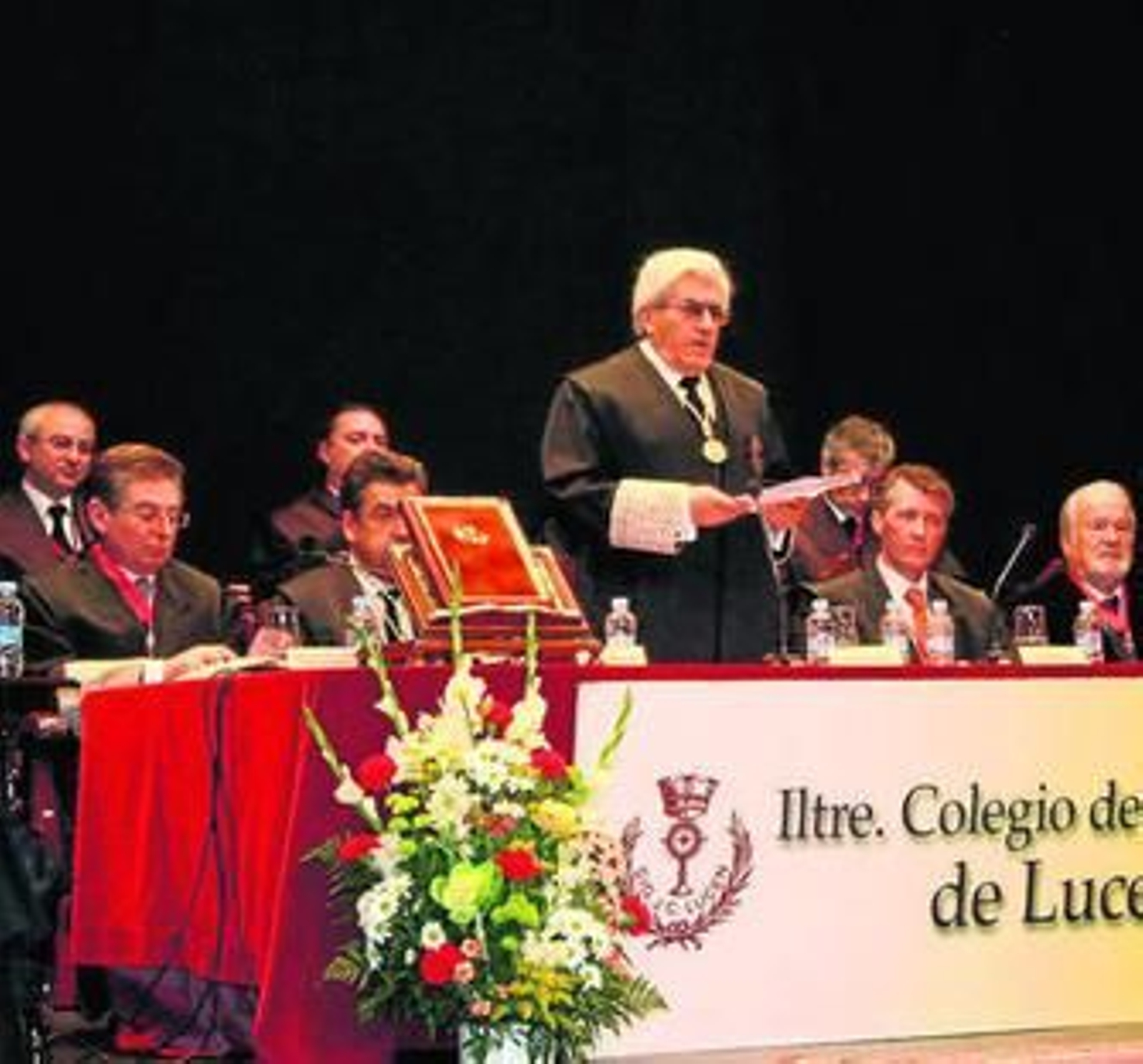 Un momento de la intervención de González Palma.