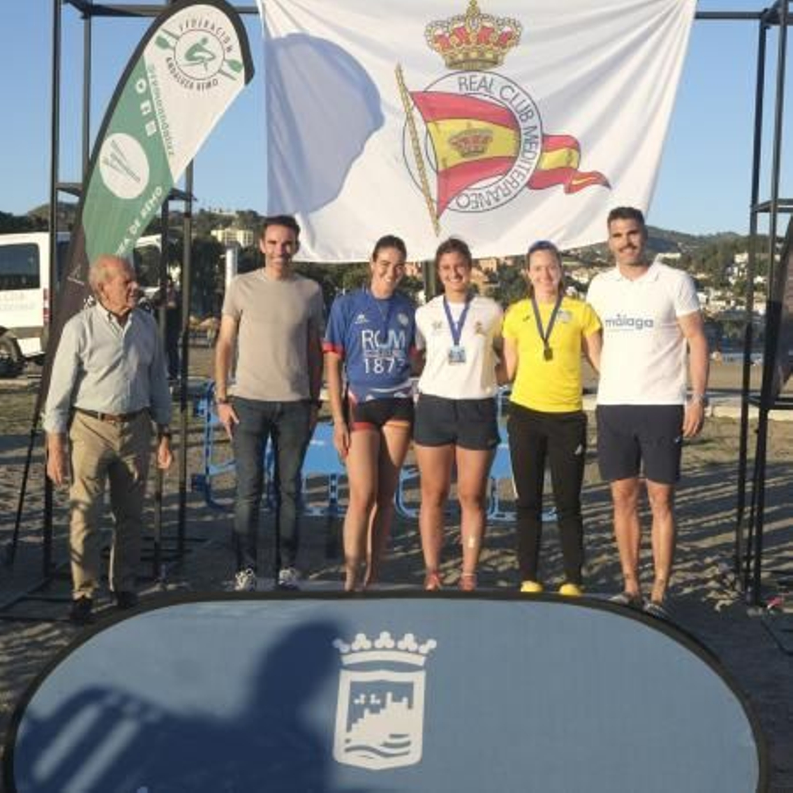 Espectáculo en el I Open Costa del Sol Beach Sprint celebrado en Málaga
