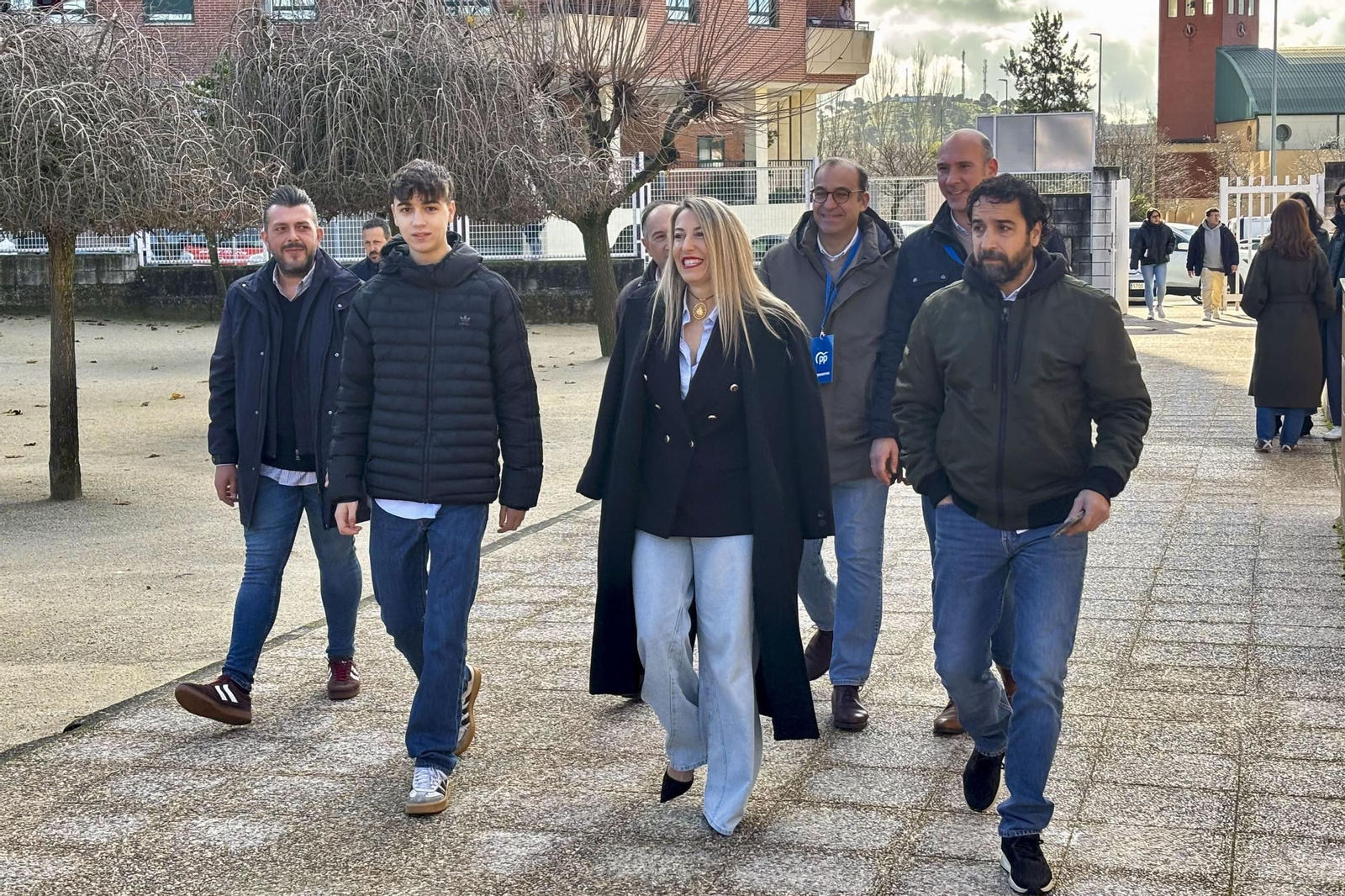 María Guardiola, este domingo en Cáceres.