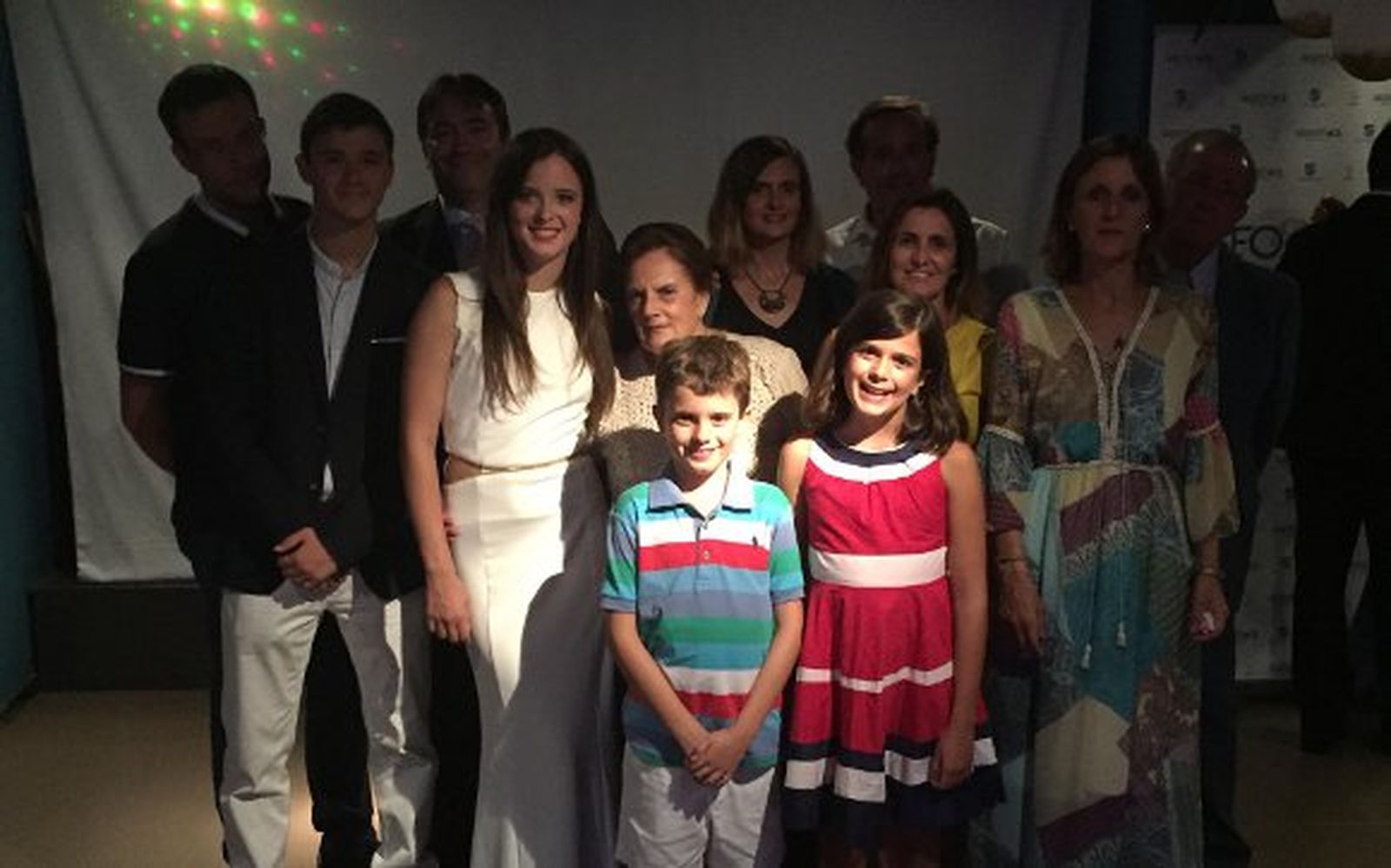 Vicente, Javier y Orestes Rodríguez, Teresa Fernández, Roberto Ocón, José Luis Rodríguez, María González, María Rosa y Andrés Rodríguez.   Foto: Ignacio Casas de Ciria