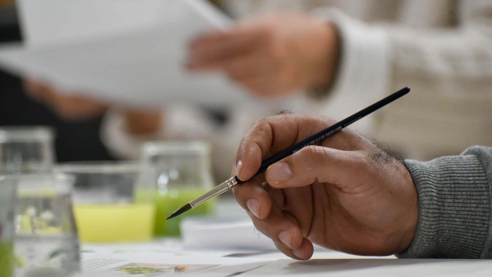 Las fotos del Taller de acuarela rapida en la Asociación Cultural Alarte