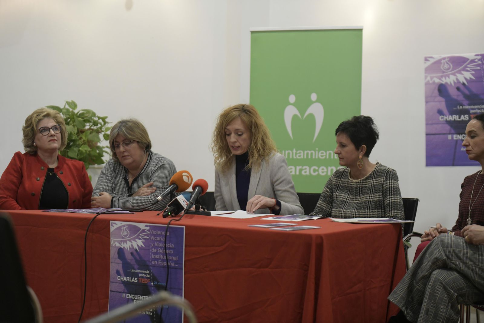 Berta Linares, durante la presentación del encuentro