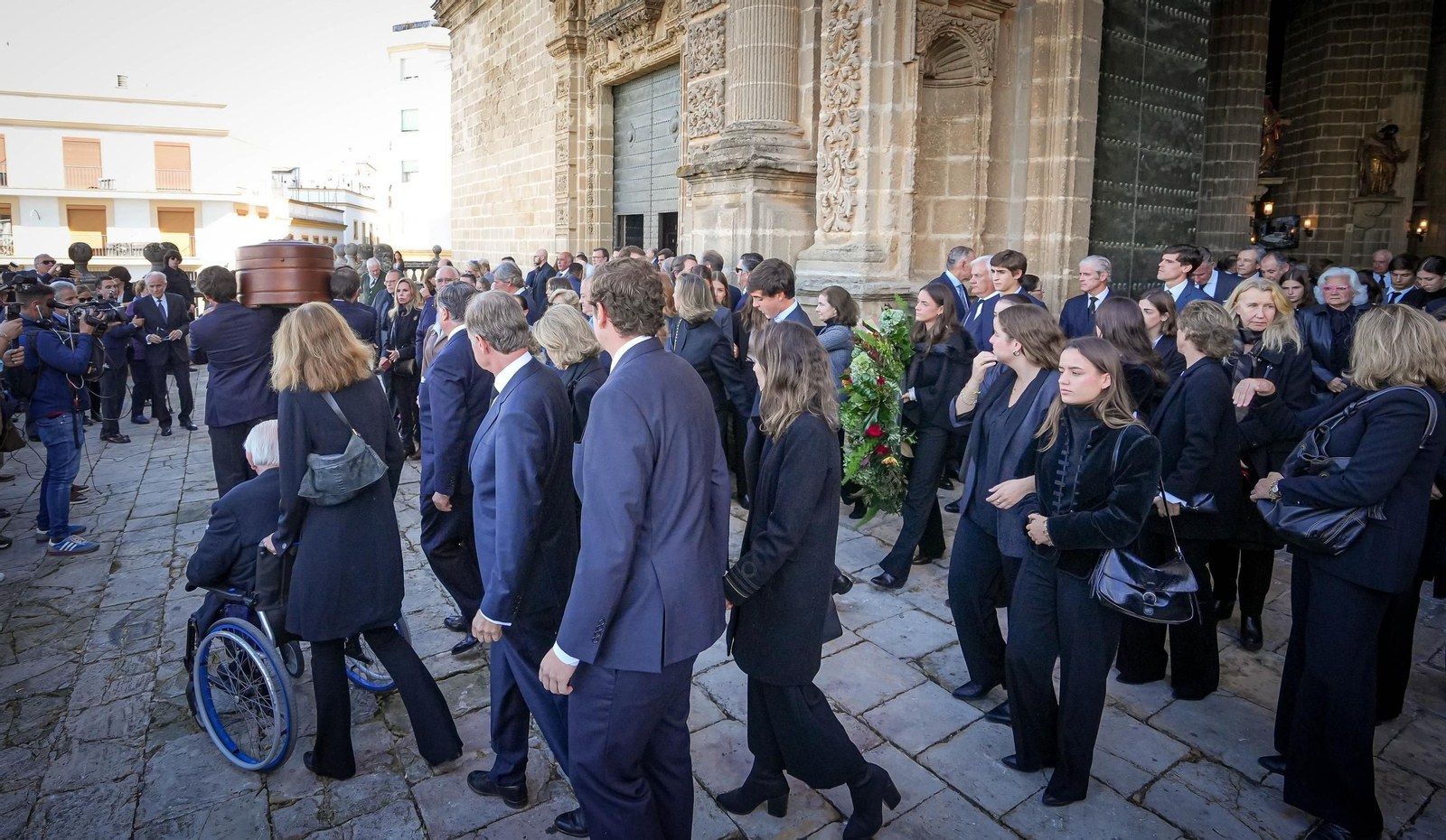 Imágenes del funeral de Álvaro Domecq en la catedral de Jerez