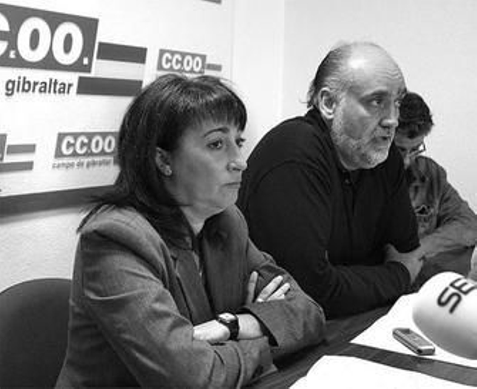 Inmaculada Ortega y Javier Vidal, durante la rueda de prensa.