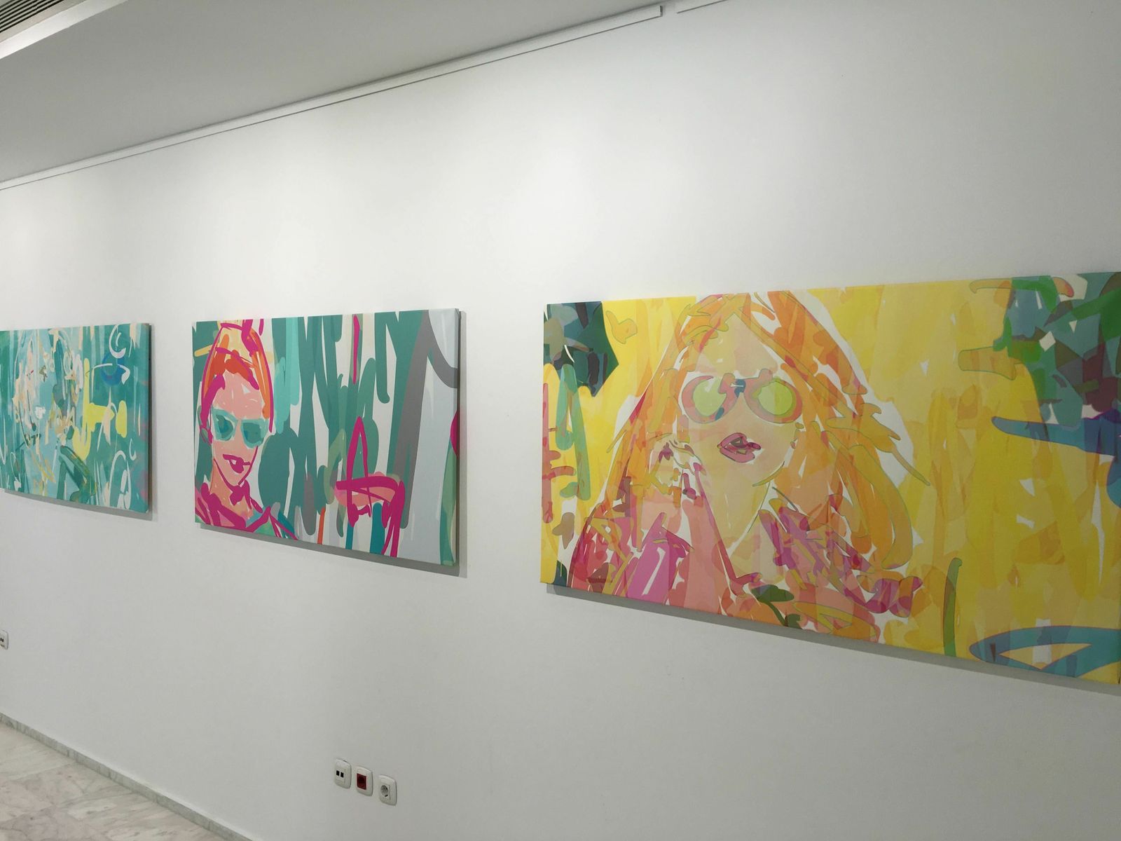 Algunas de las obras de Sebastián Menacho.