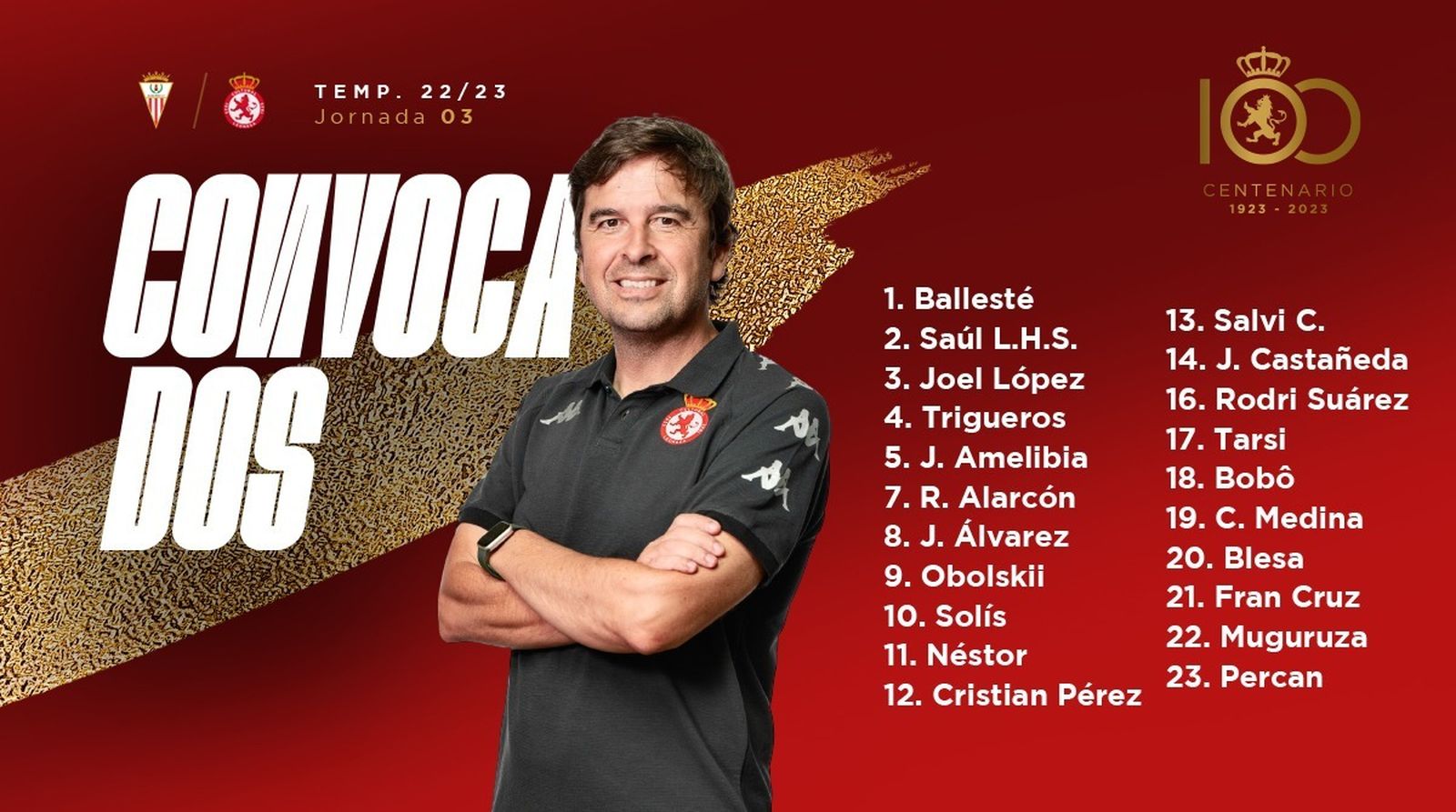 La convocatoria de la Cultural para Algeciras.