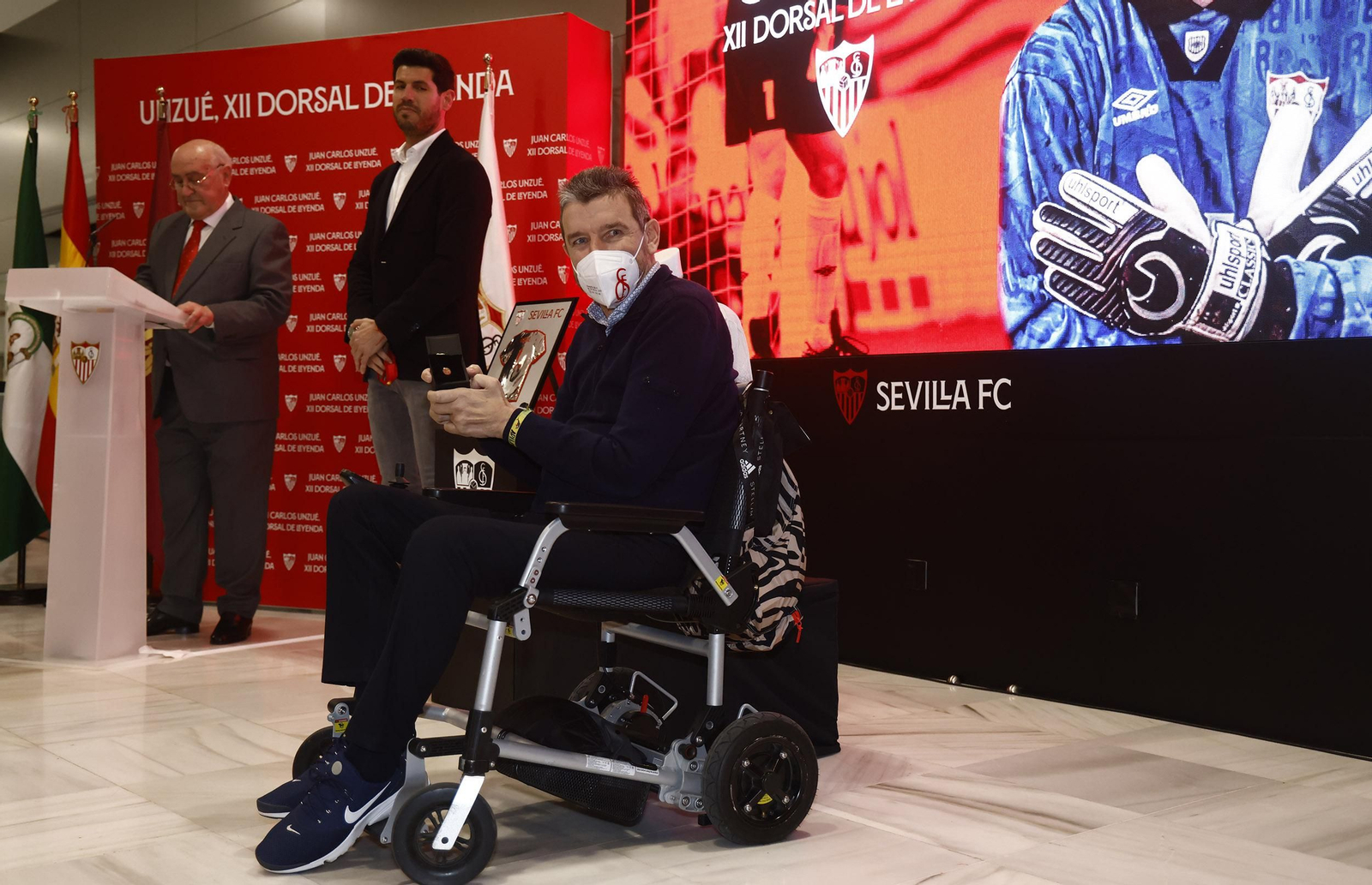 Las imágenes de Juan Carlos Unzué, Dorsal de Leyenda del Sevilla fc