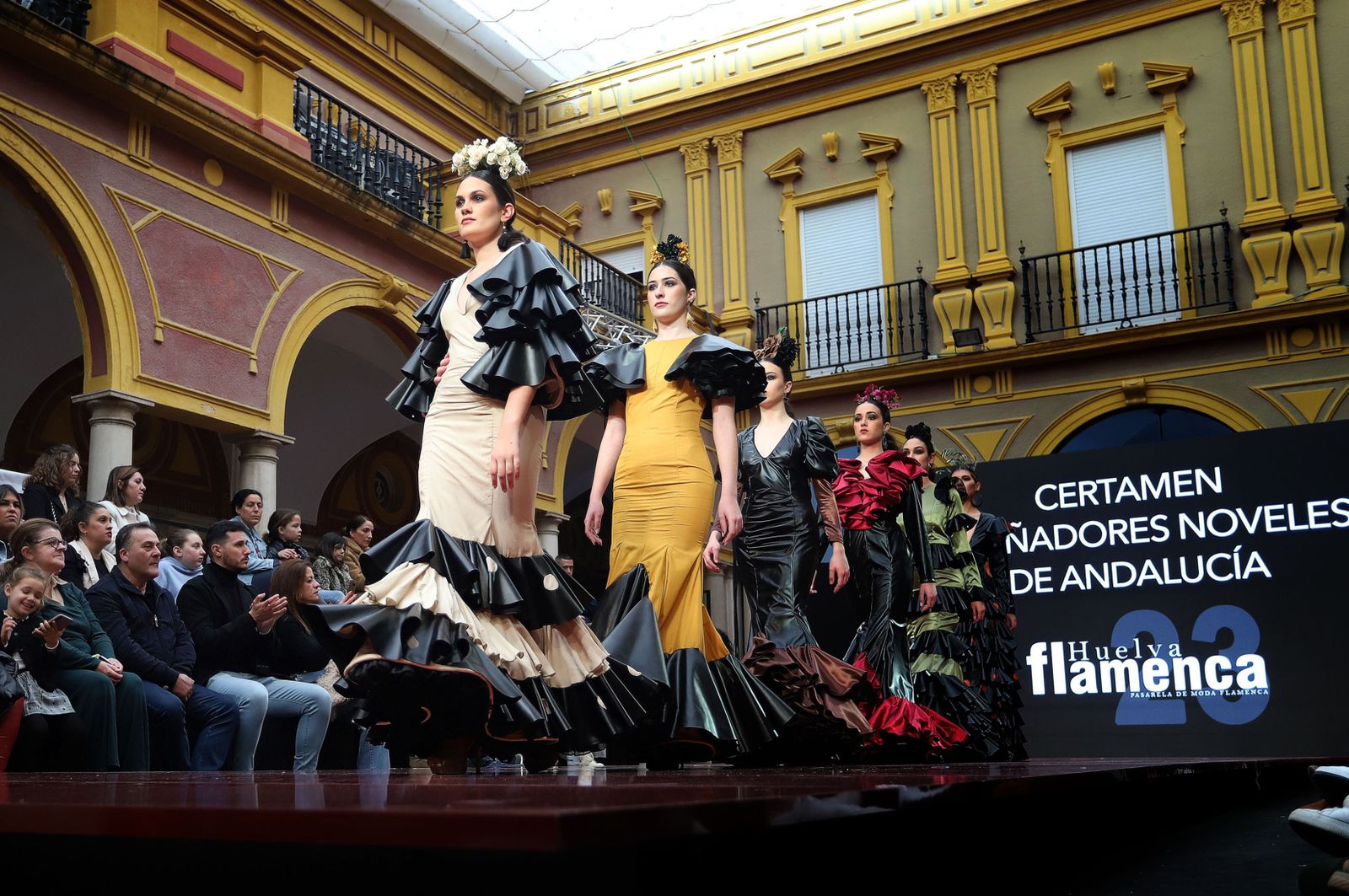 Huelva Flamenca 2023. Imágenes del Certamen de Diseñadores Noveles de Andalucía