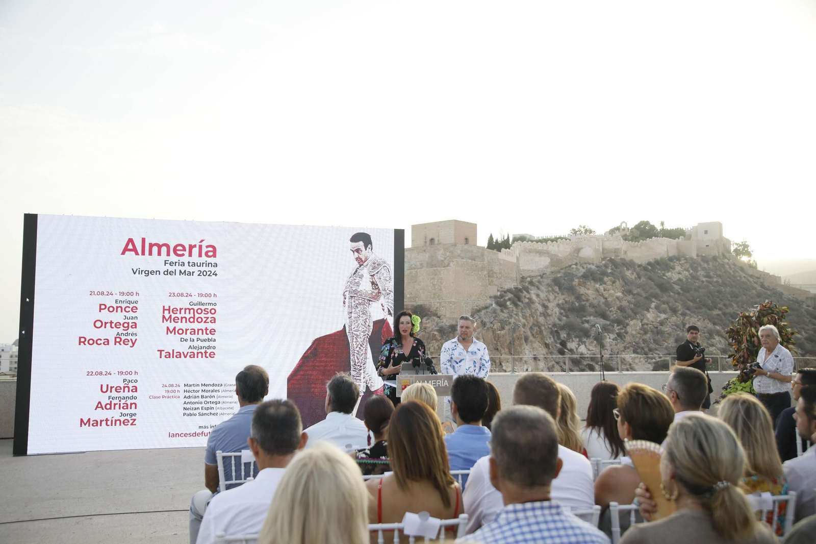 Presentación de la Feria de Almería 2024 en honor de la Virgen del Mar, en imágenes