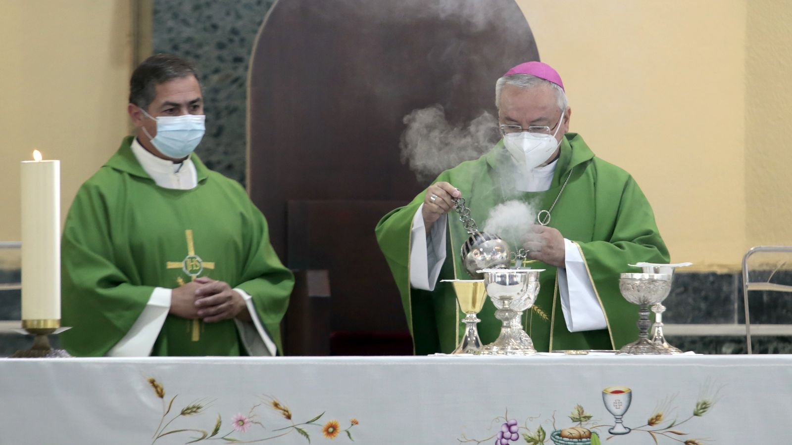 El obispo de Jerez visita San Rafael