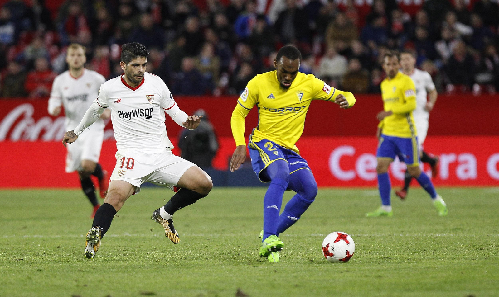 Abdullah, ante Banega en la cita copera del curso 2017/18