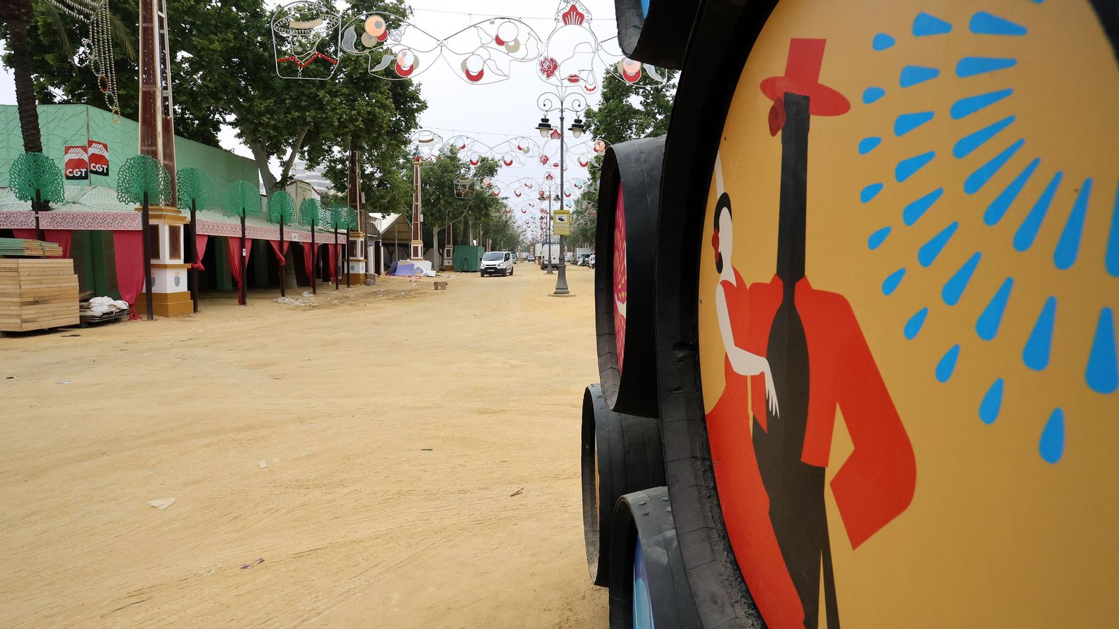 Continúan los trabajos de recogida en la Feria de Jerez 2024 Continúan los trabajos de recogida en la Feria de Jerez 2024
