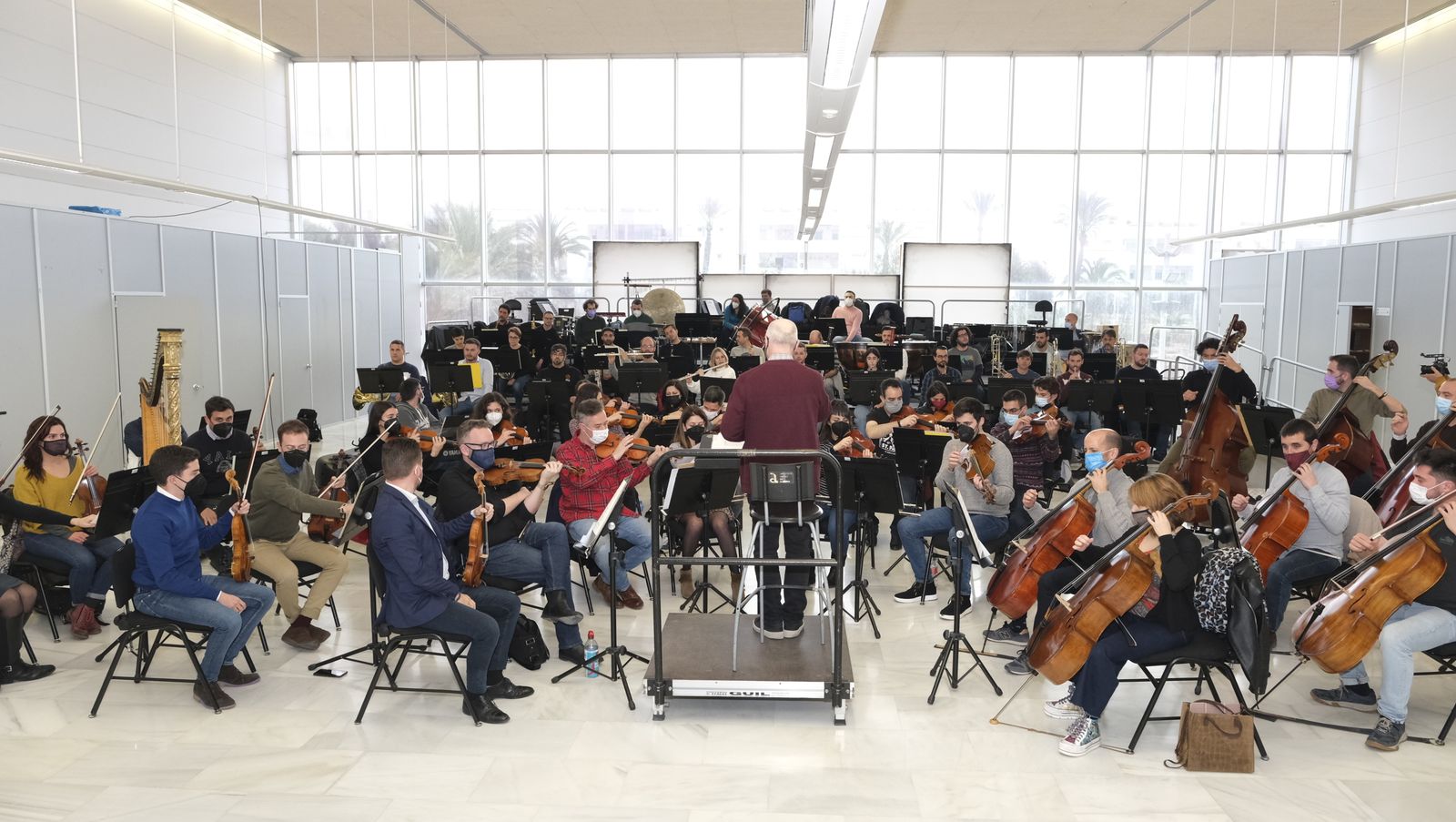 Presentación del concierto de la OCAL y el proyecto 'Un Nuevo Renacer'. Almería.