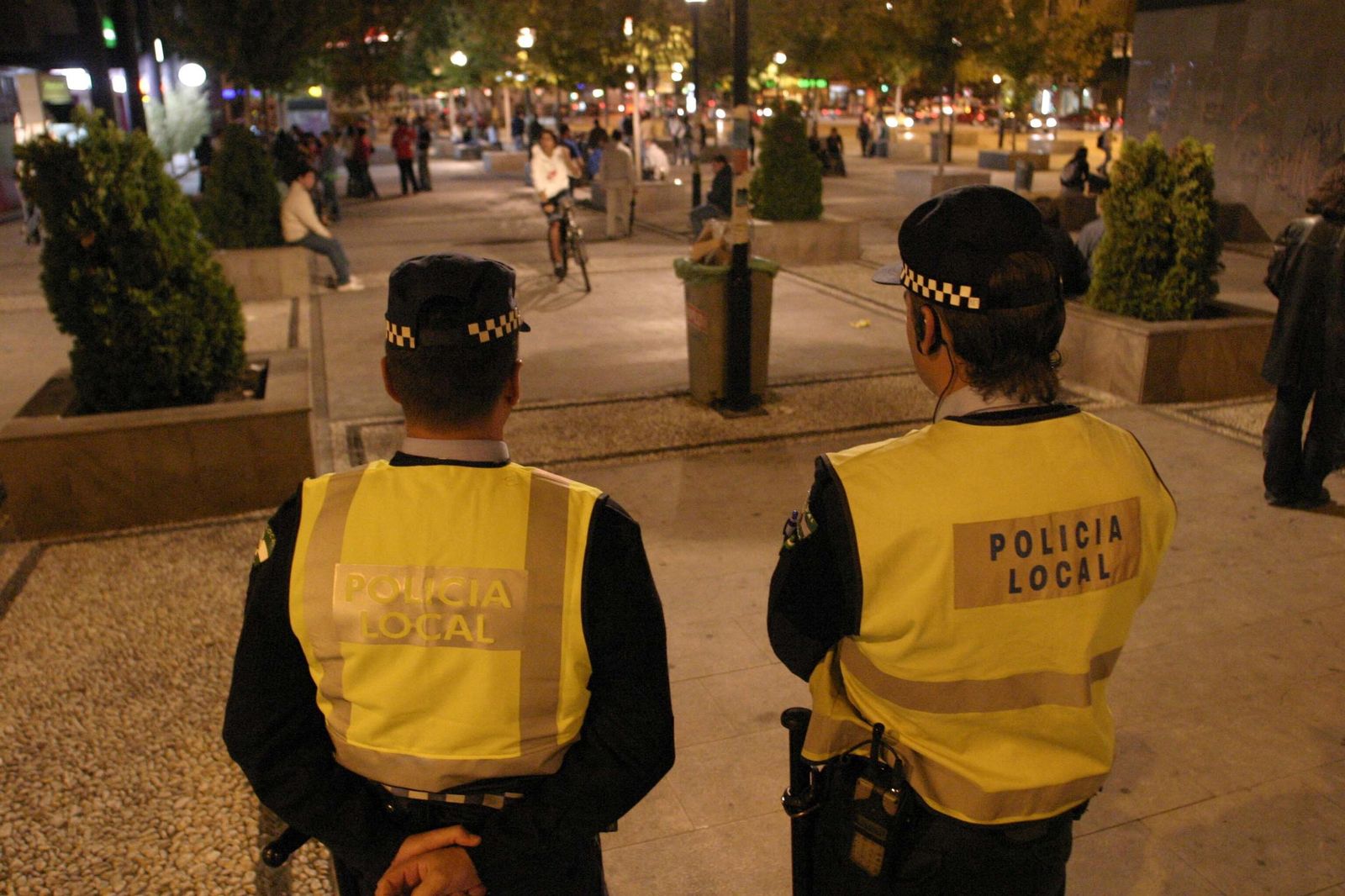 Agentes de la Policía Local de Granada.