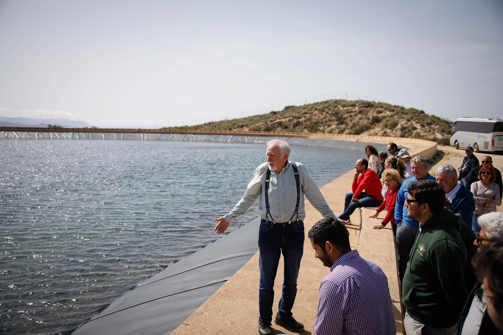 CUCN visita la desaladora de Carboneras y las balsas de Níjar