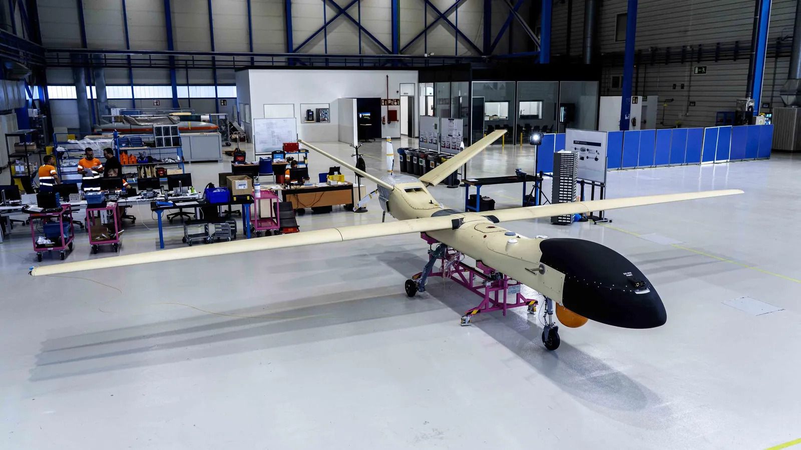 Detalle del dron Sirtap de Airbus.