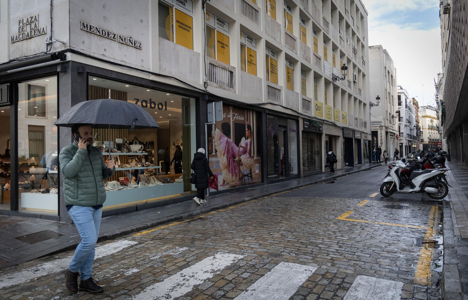 Estado actual de la calle Méndez Núñez.