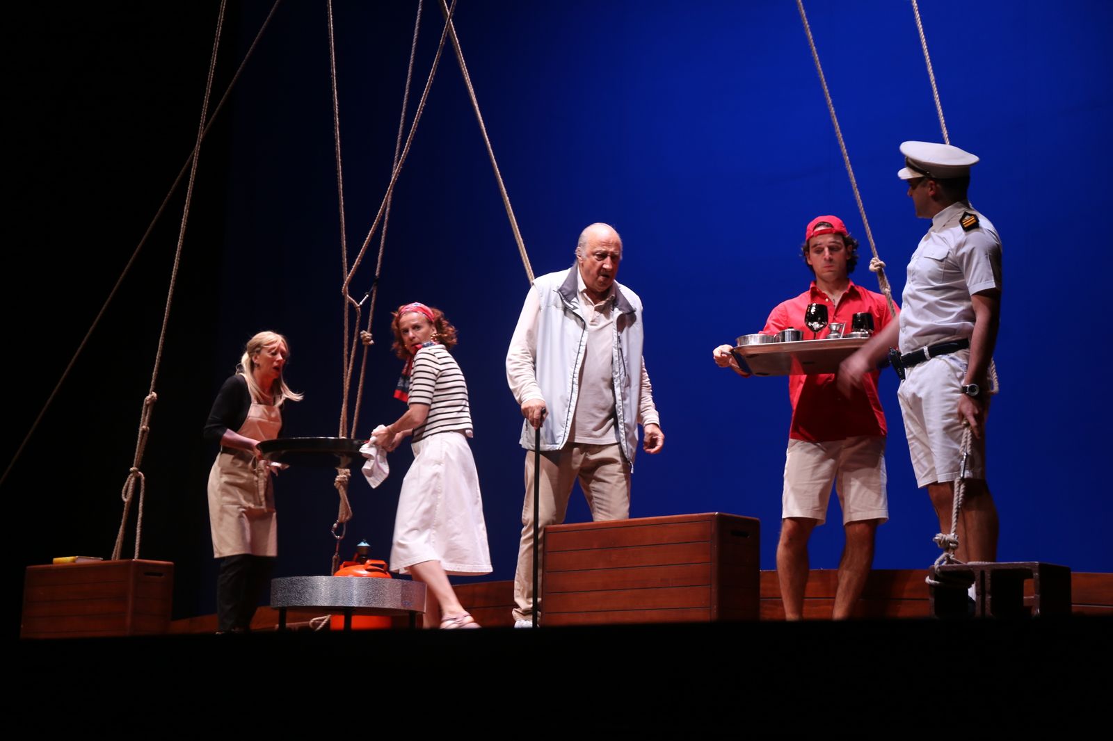 Imagen de la representación de la obra ‘El Rey que fue’.