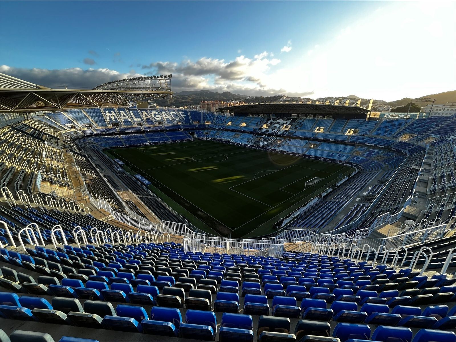Perspectiva de La Rosaleda.
