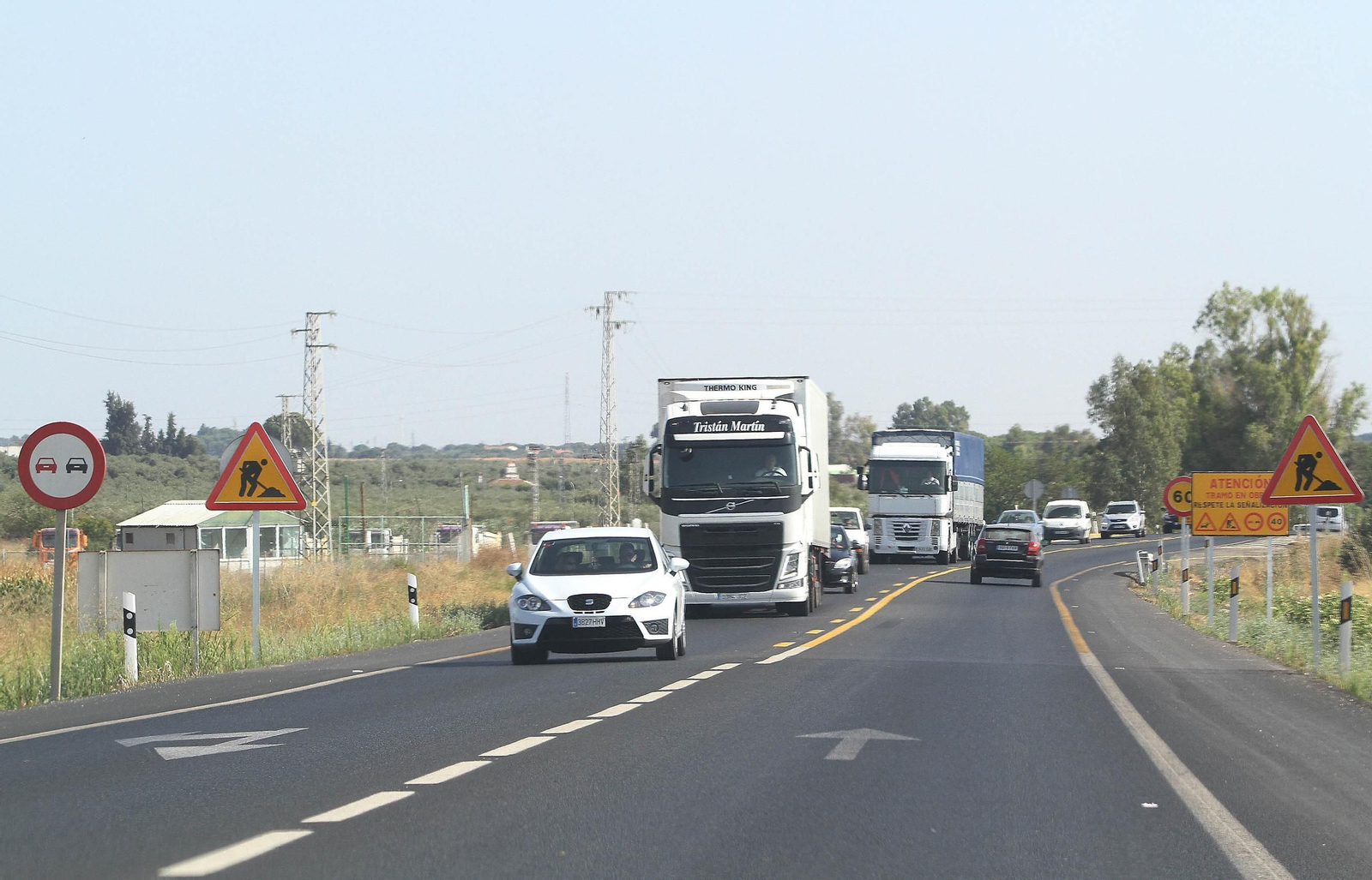 Un tramo de la carretera N-IV, en una imagen de archivo.