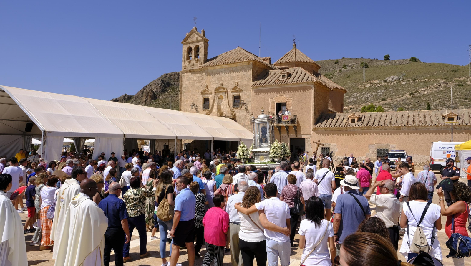 La Virgen del Saliente es venerada por los fieles en su Santuario