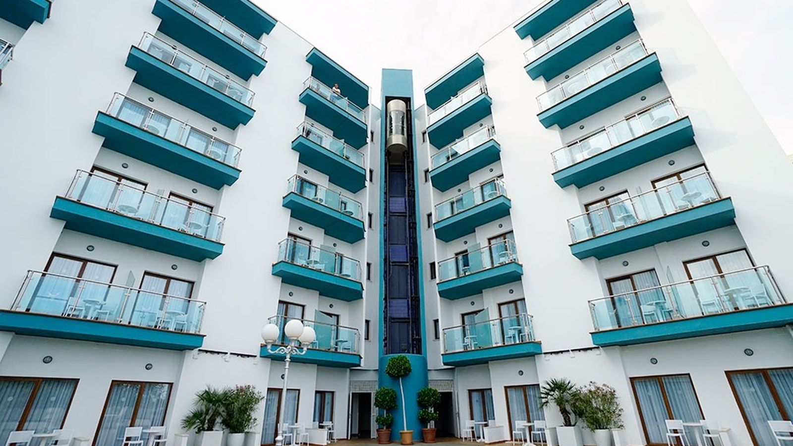 Fachada interior del Hotel Ritual