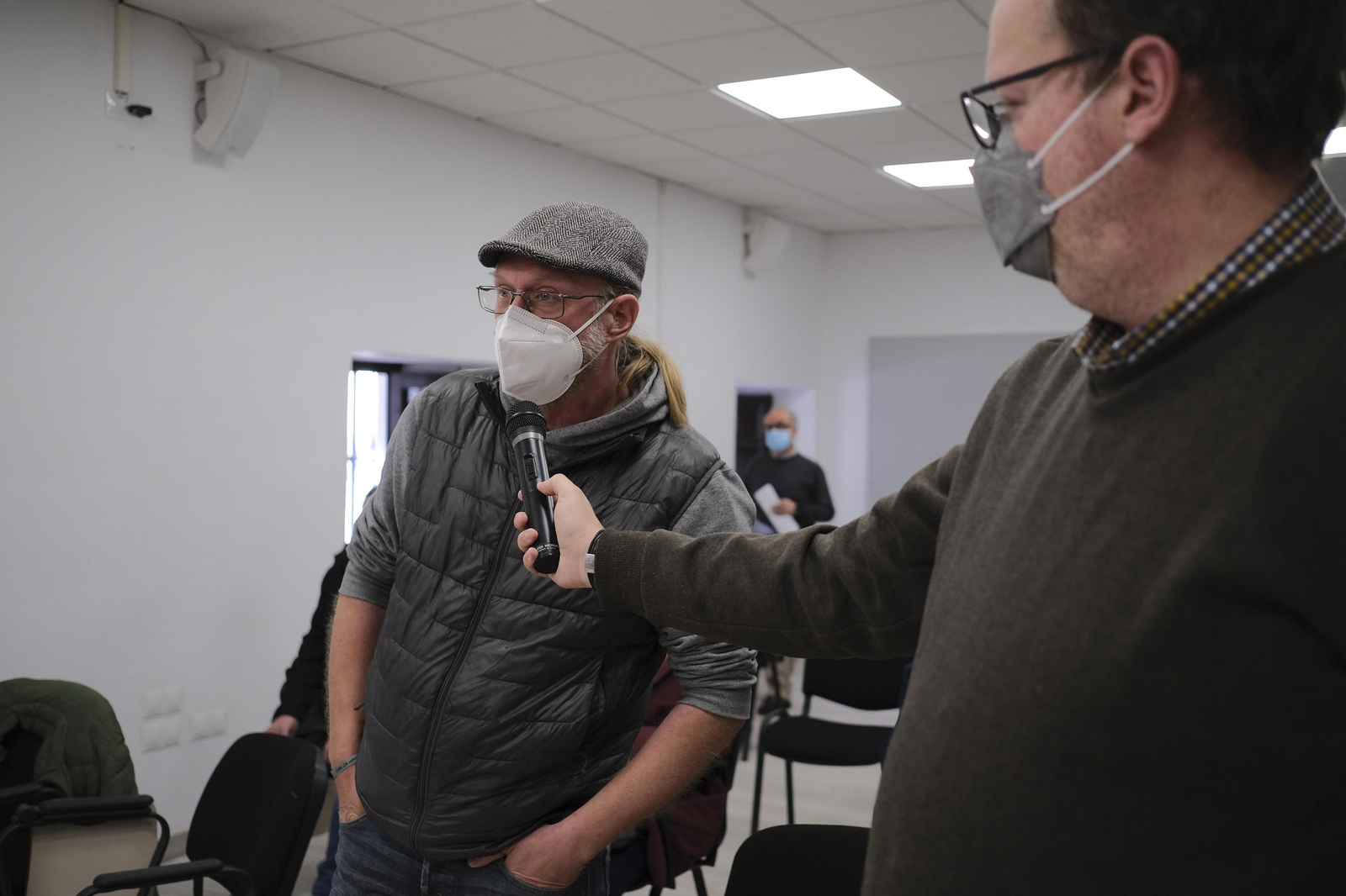Vecino afectado por las plantas fotovoltaicas interviene en el Pleno.