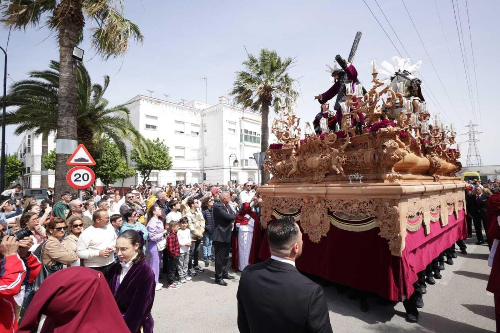 Las imágenes de la hermandad de Tres Caídas de la Semana Santa de San Fernando 2023.