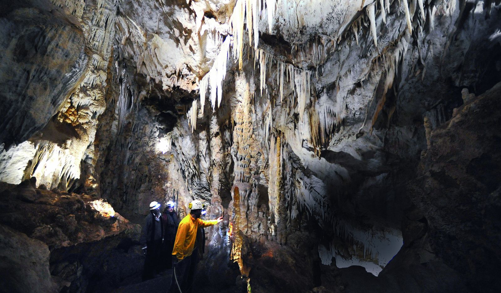 Interior de la Cueva de los Murciélagos.