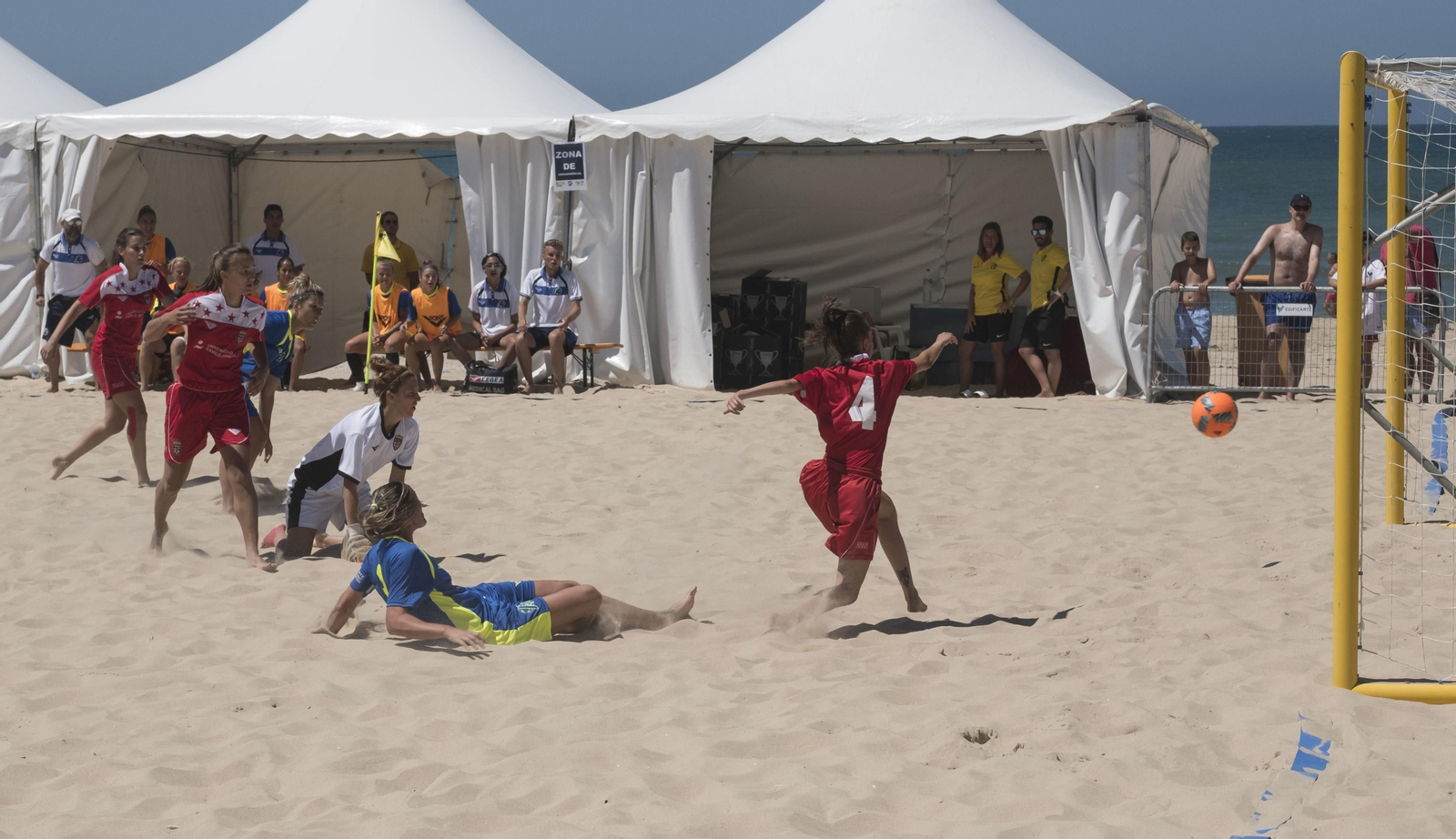 Una de las competiciones celebradas en el Cádiz Arena este pasado verano