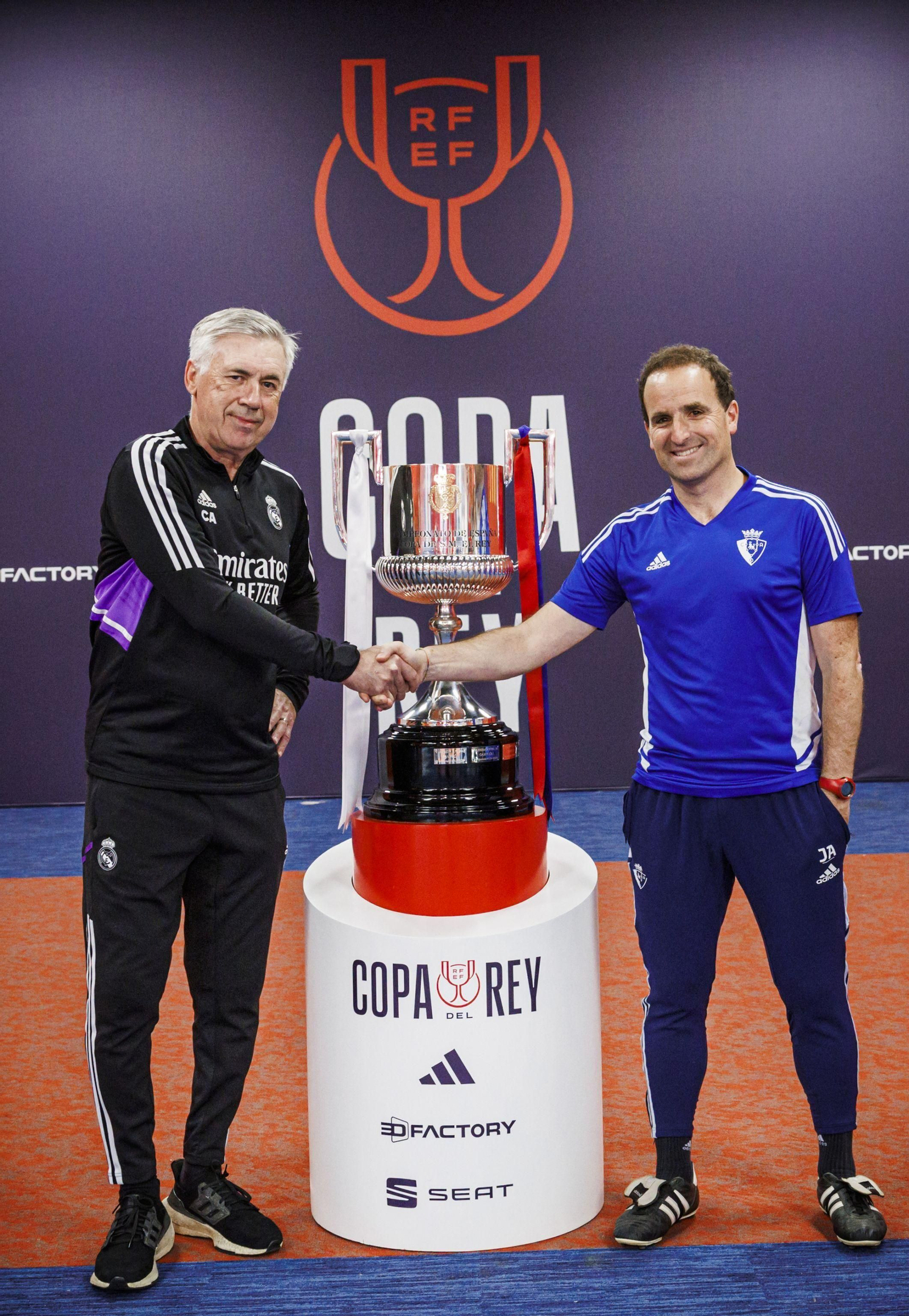 Las fotos de Real Madrid y Osasuna para la final de la Copa en Sevilla