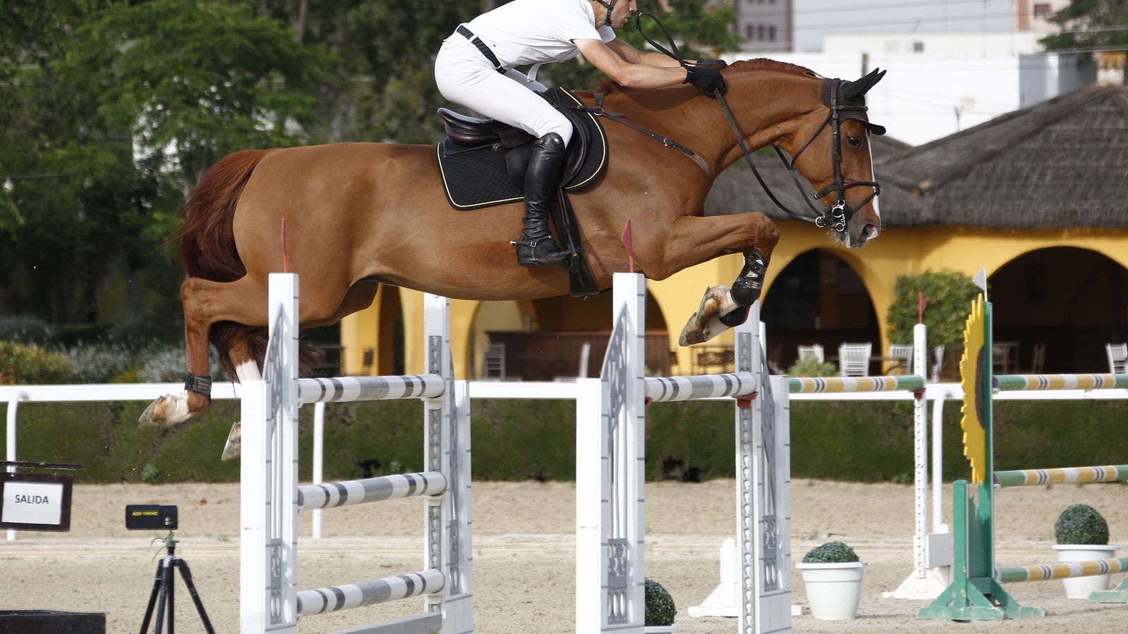El sevillano José González Pastor fue el tercer clasificado en 1.45m