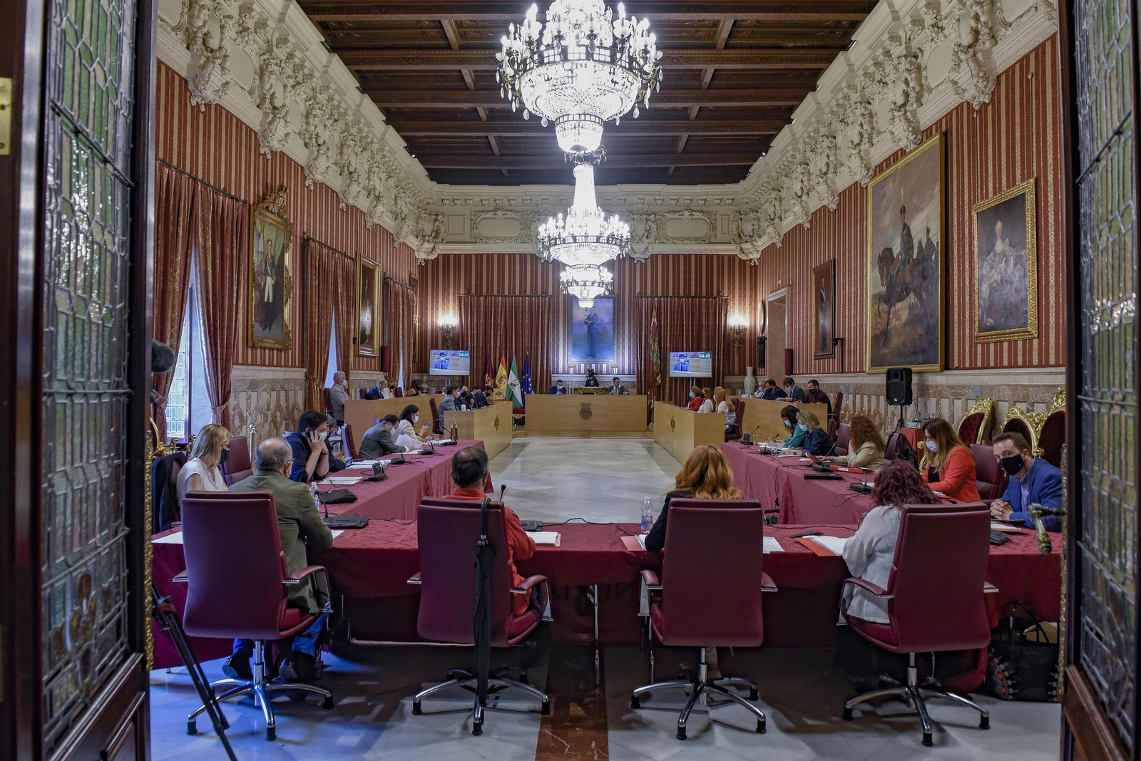 El Pleno del Ayuntamiento de Sevilla celebrado este jueves.