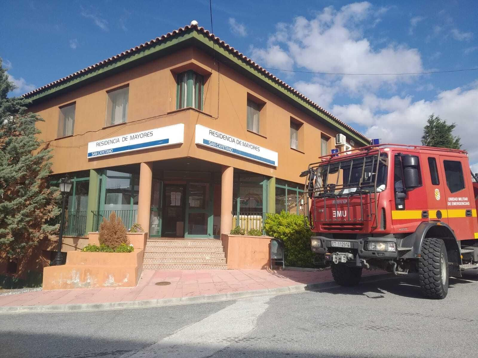 La desinfección de la UME en la cárcel: todas las imágenes