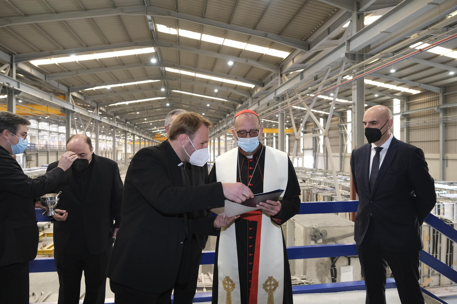 Bendición de las instalaciones de Hydrodiseño, en Huércal Overa (Almería)