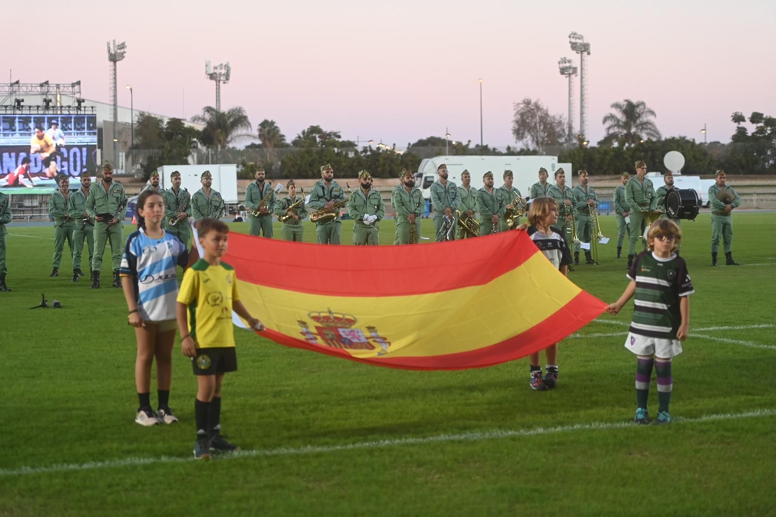 Las fotos del España-Tonga de rugby en Málaga