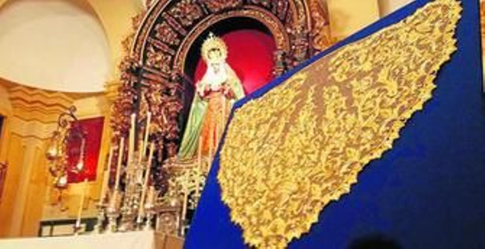 Una mantilla hecha en oro