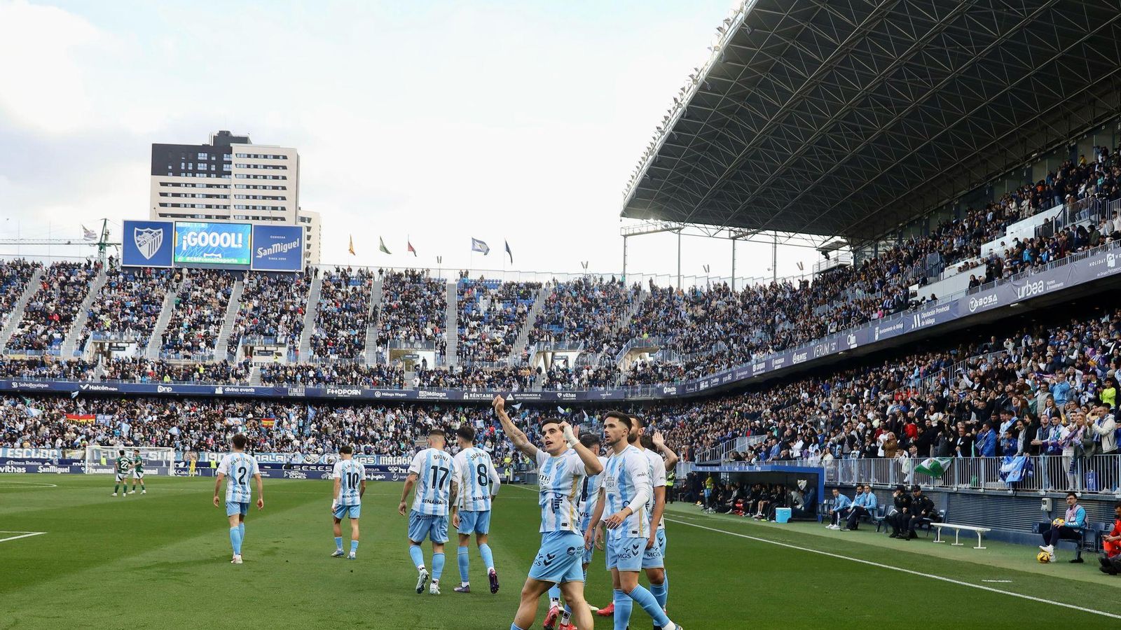 El Málaga CF-Racing de Ferrol, en fotos