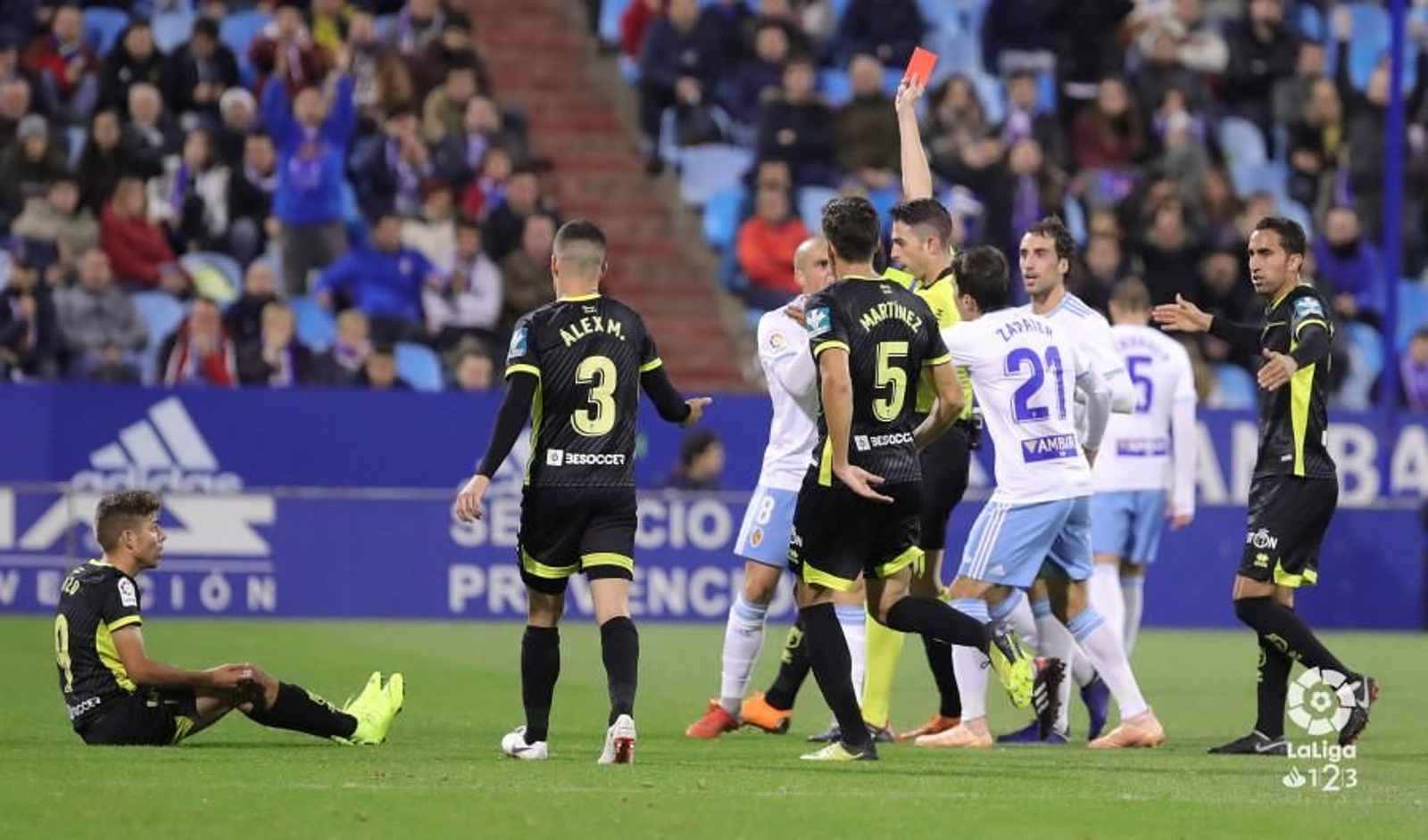 El Zaragoza-Granada CF, en imágenes