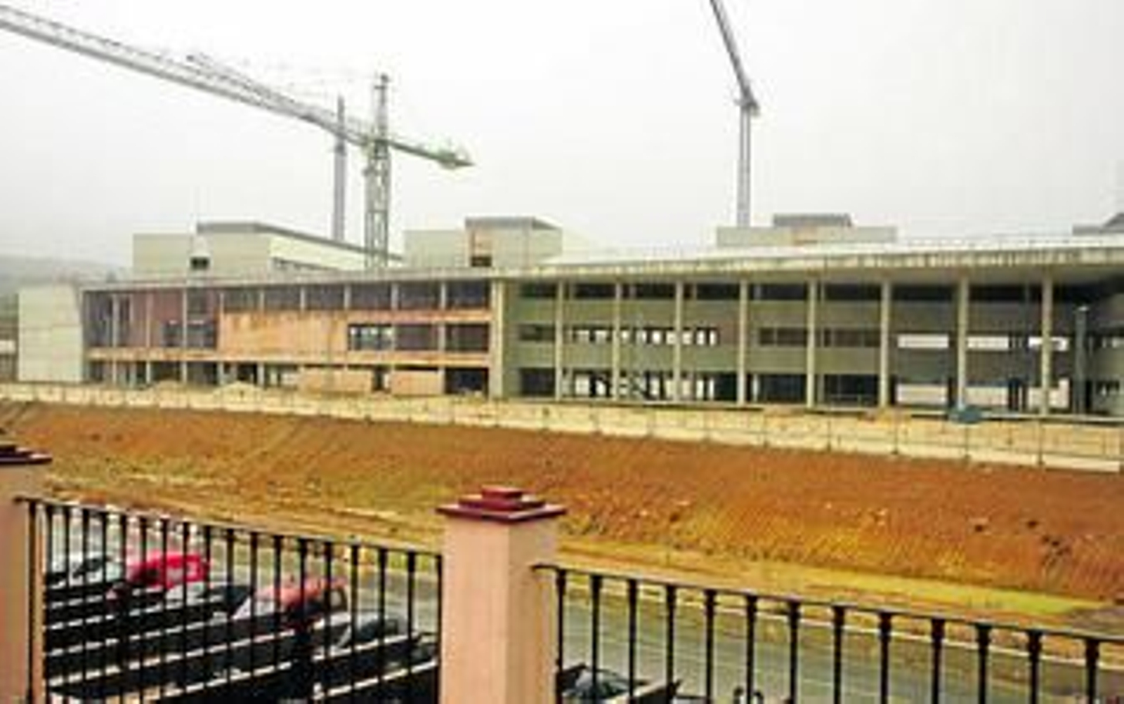 Obras del nuevo Hospital de Ronda.