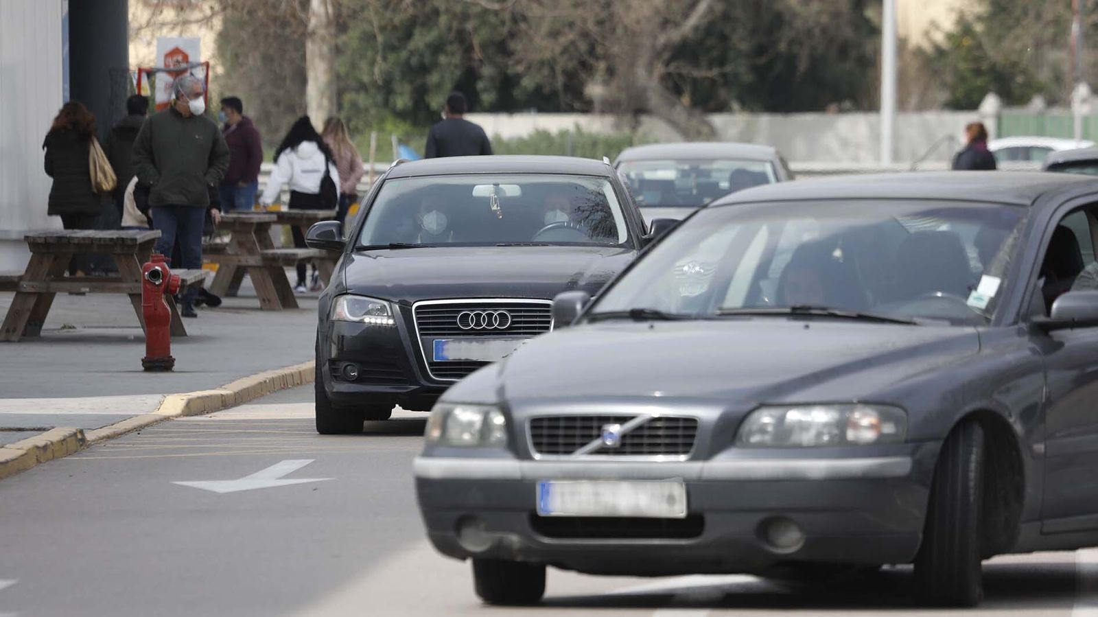 Las fotos del polígono de Palmones, tras el levantamiento del cierre  perimetral de Algeciras y Castellar