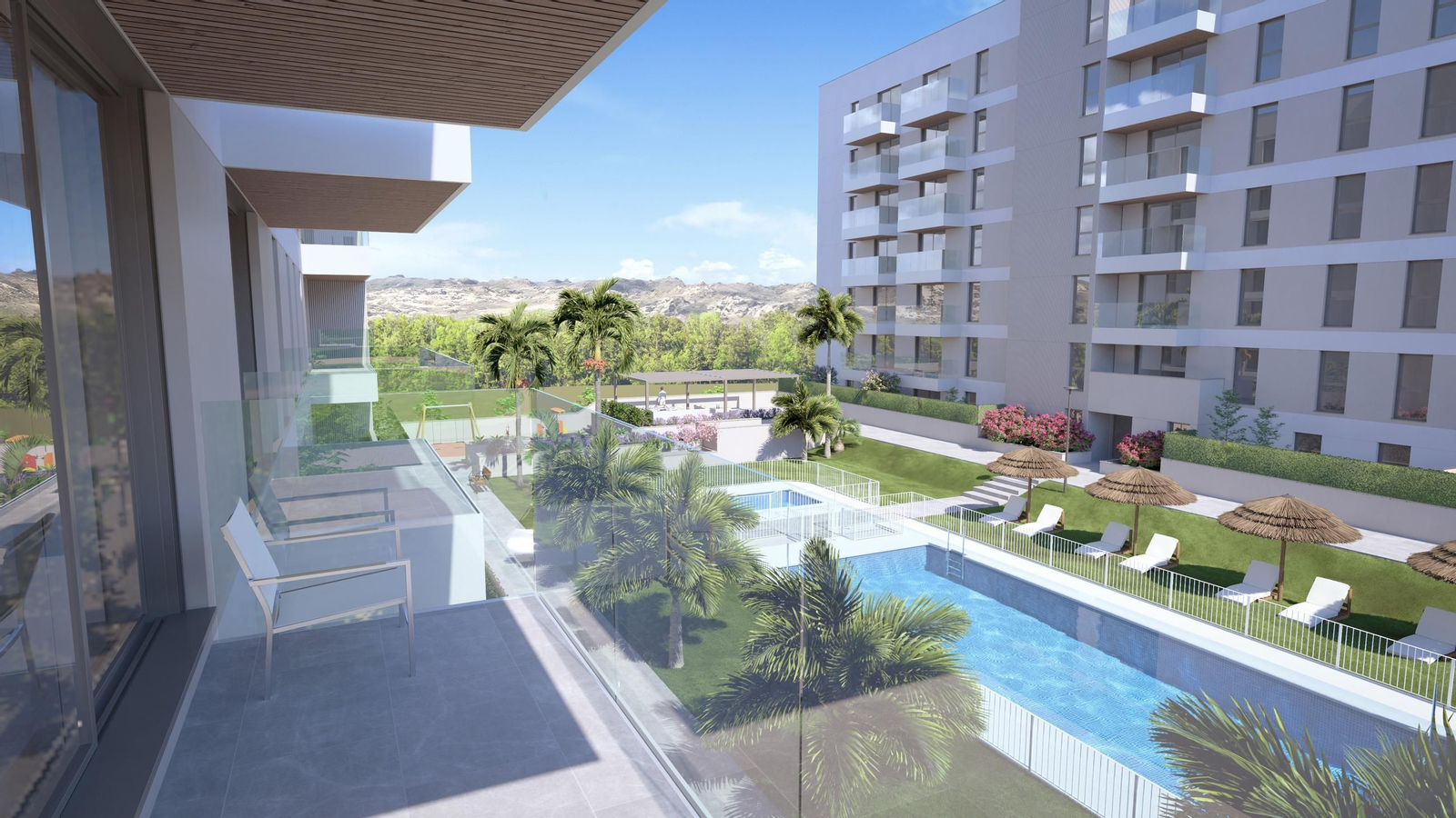 Una imagen de la futura urbanización.