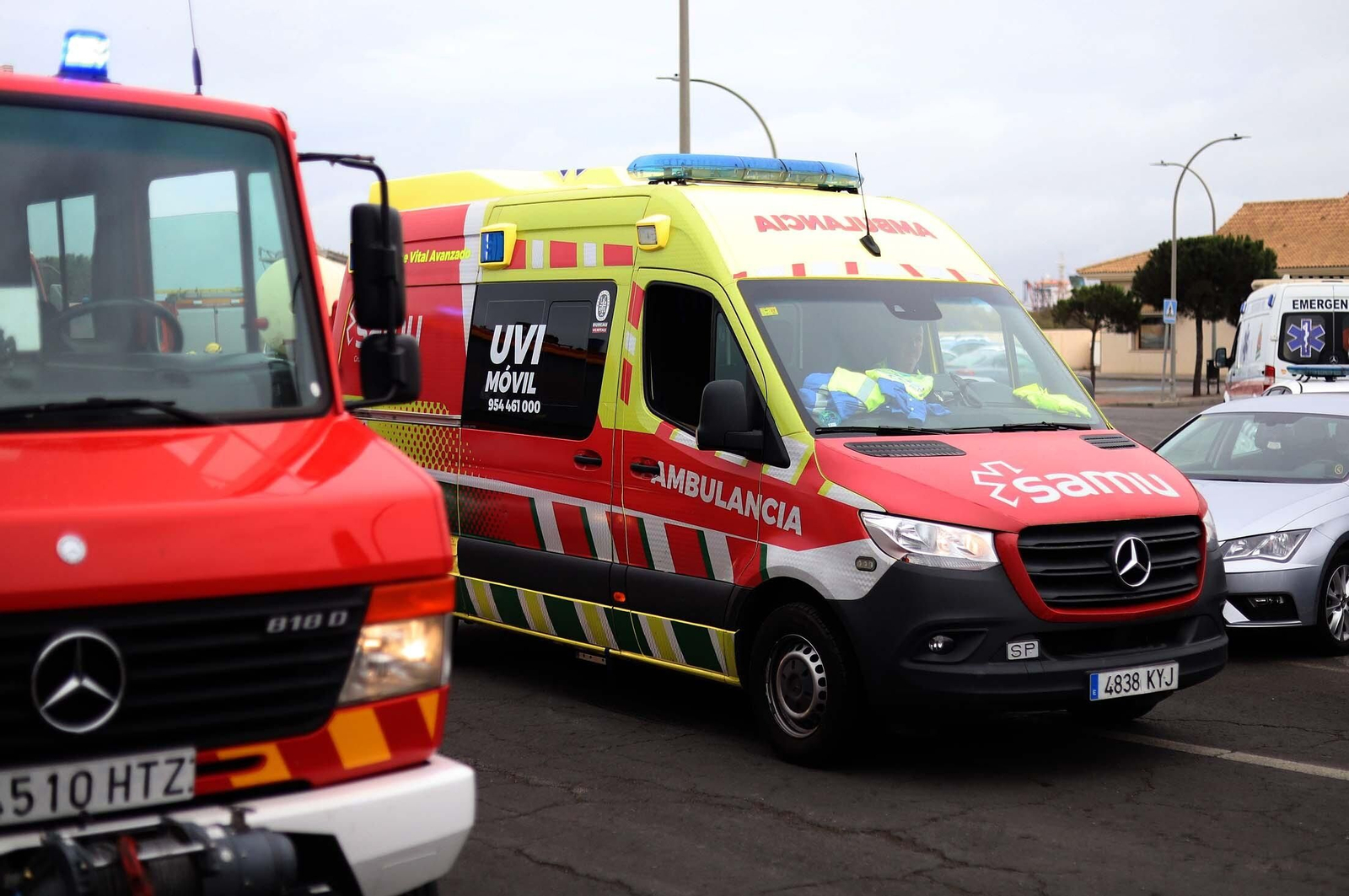 Simulacro de accidente en el Puerto de Huelva dentro del ejercicio regional RespuestA22, en imágenes
