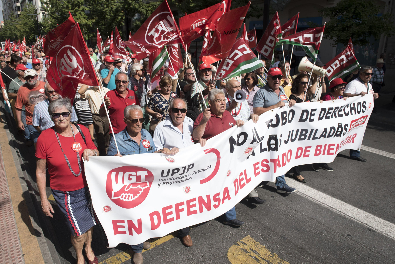 Manifestación de pensionistas