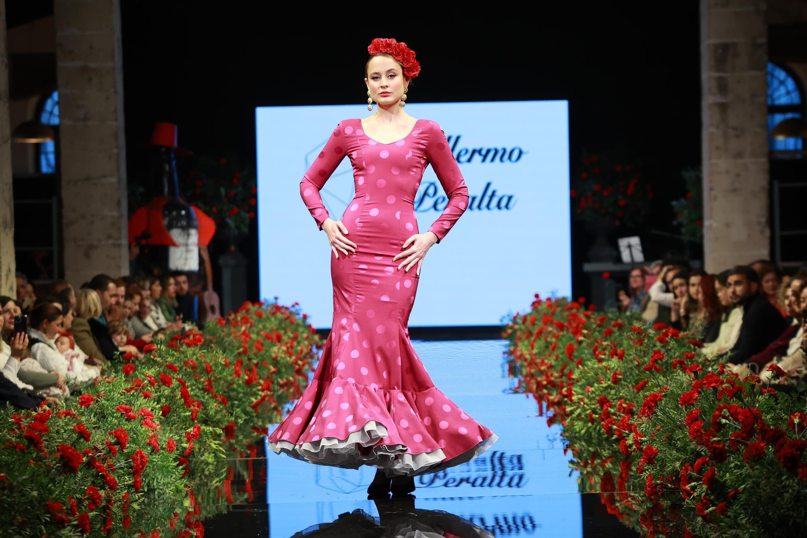 Desfile de Guillermo Peralta en la Pasarela Flamenca Jerez Tío Pepe 2023